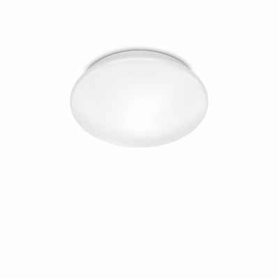 Philips LED Deckenleuchte LED Deckenleuchte Moire in Weiß 17W 1700lm, keine Angabe, Leuchtmittel enthalten: Ja, fest verbaut, LED, warmweiss, Deckenlampe, Deckenbeleuchtung, Deckenlicht