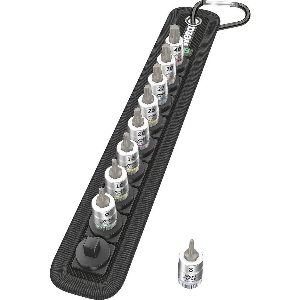 Wera Bit- und Steckschlüsselset Torx Steckschlüssel-Bit-Einsatz-Set 8tlg. Belt 3