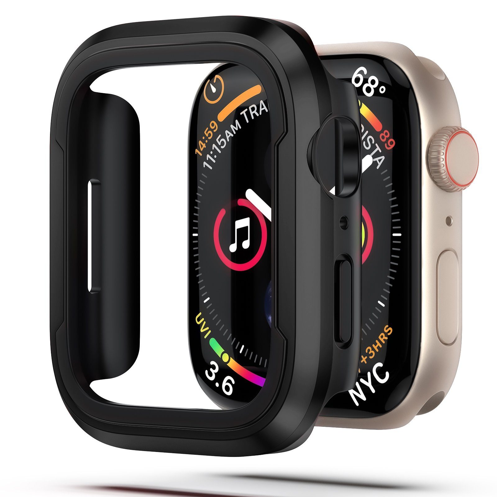 ELEKIN Smartwatch-Hülle Passend für Apple watch case, für iwatch 4/5/6/SE/7,Smartwatch-Hüllen,  Beachten Sie die Spezifikationen