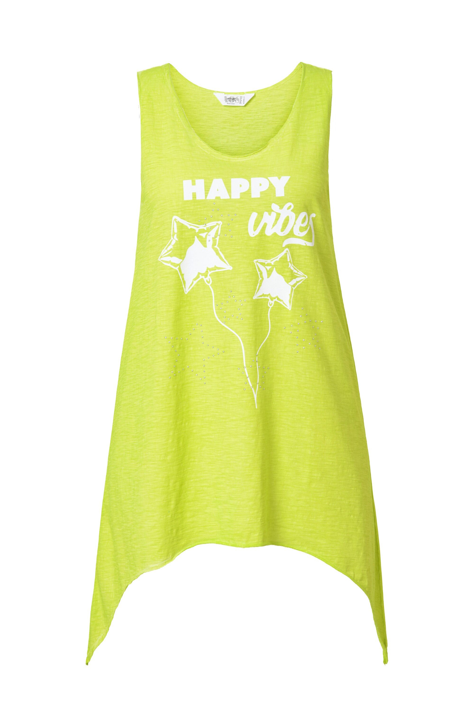 Angel of Style Longtop Top A-Linie Schriftzug Glitzer-Sternchen günstig online kaufen