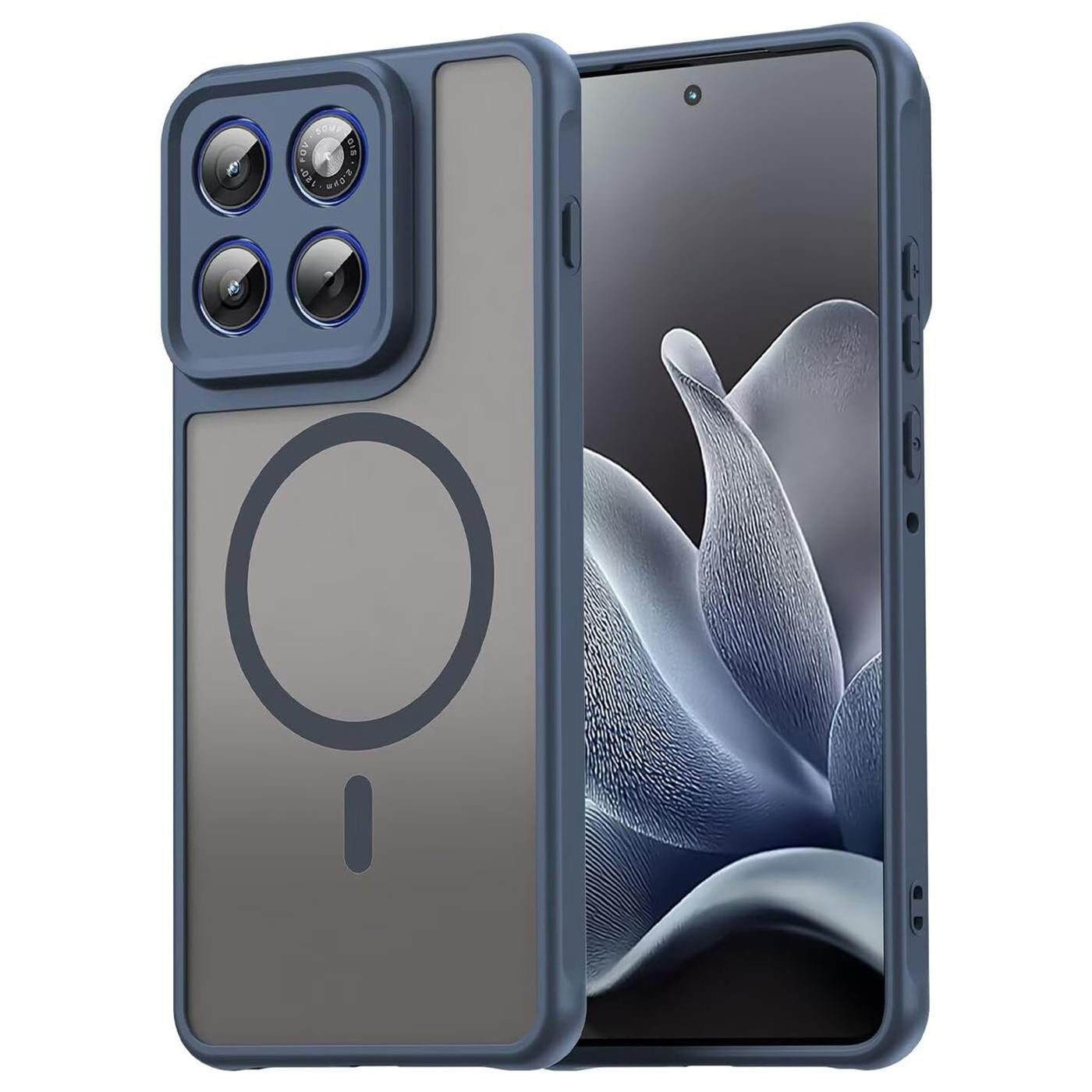 CoolGadget Handyhülle Magnet-Hülle für Motorola Edge 70 Schutzhülle magnetisch 6,67 Zoll, Hülle Matt Stoßfest kompatibel mit QI-Laden Zubehör Kameraschutz Case
