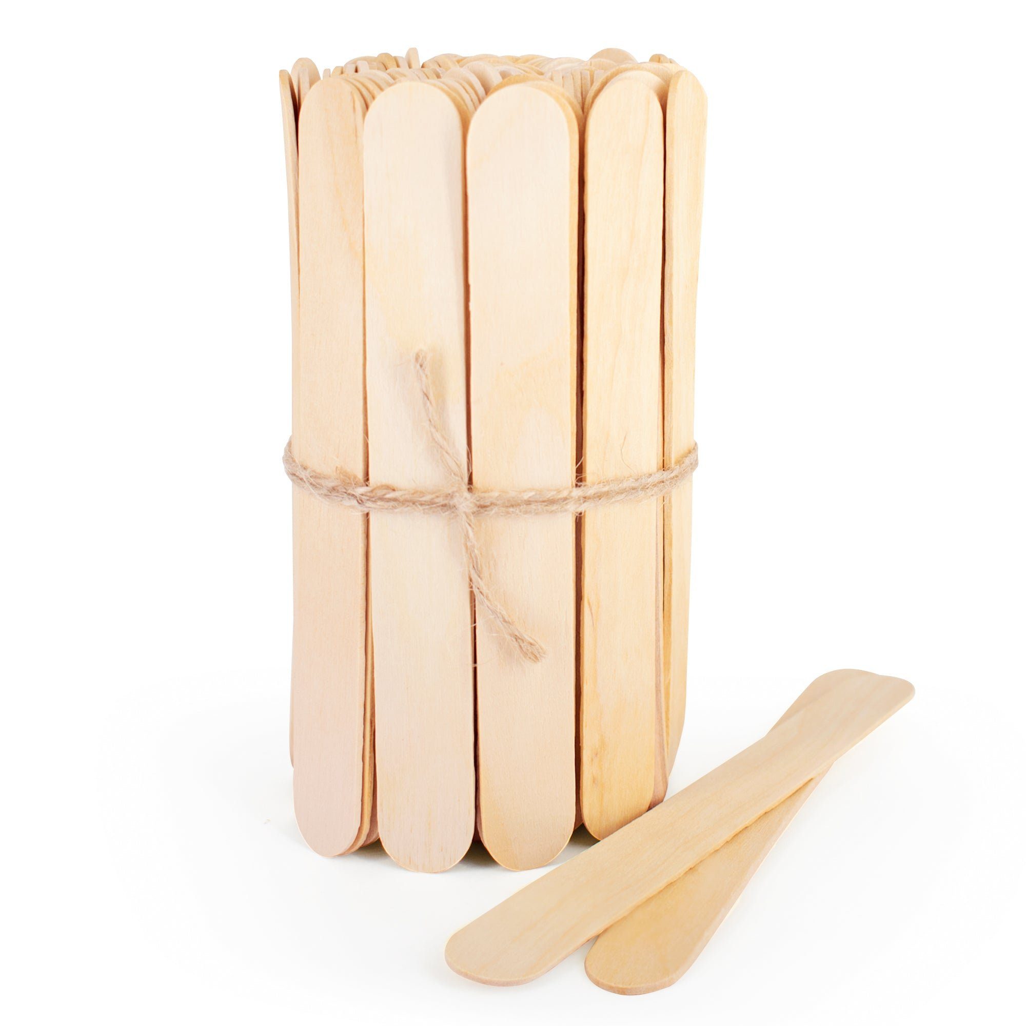wisefood Einwegbesteck-Set 100-tlg., Holz Spatel - 15 cm (100-tlg), Holz