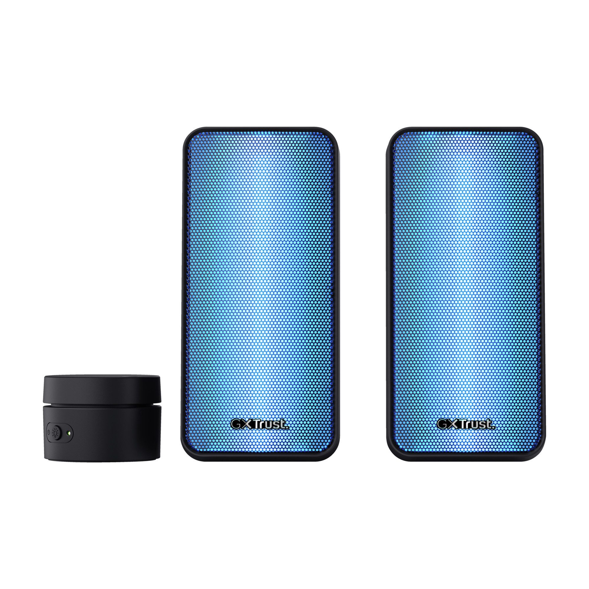Trust GXT 611 Wezz RGB Gaming Lautsprecher PC Speaker Set Stereo PC-Lautsprecher