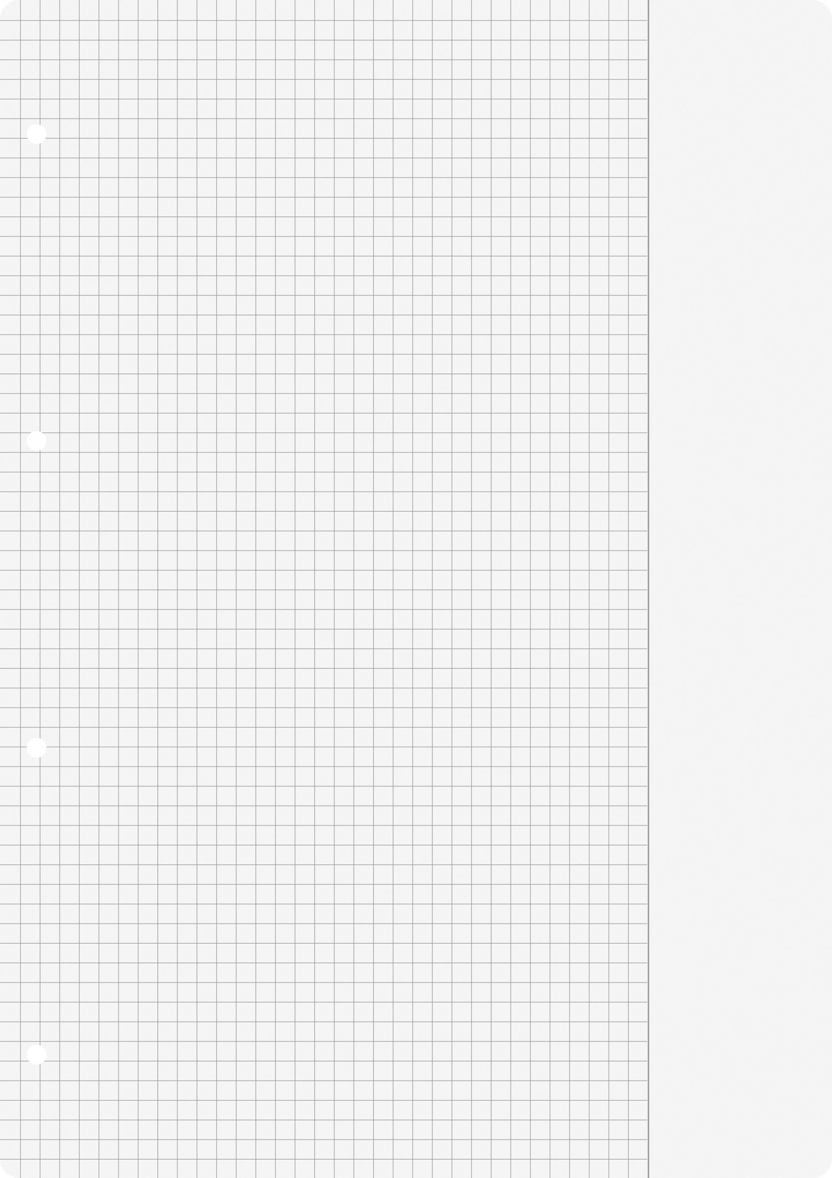 BRUNNEN Ringbuchmappe BRUNNEN 1066918 Ringbucheinlagen A4 5 mm kariert, mit Rand, Lin. 26