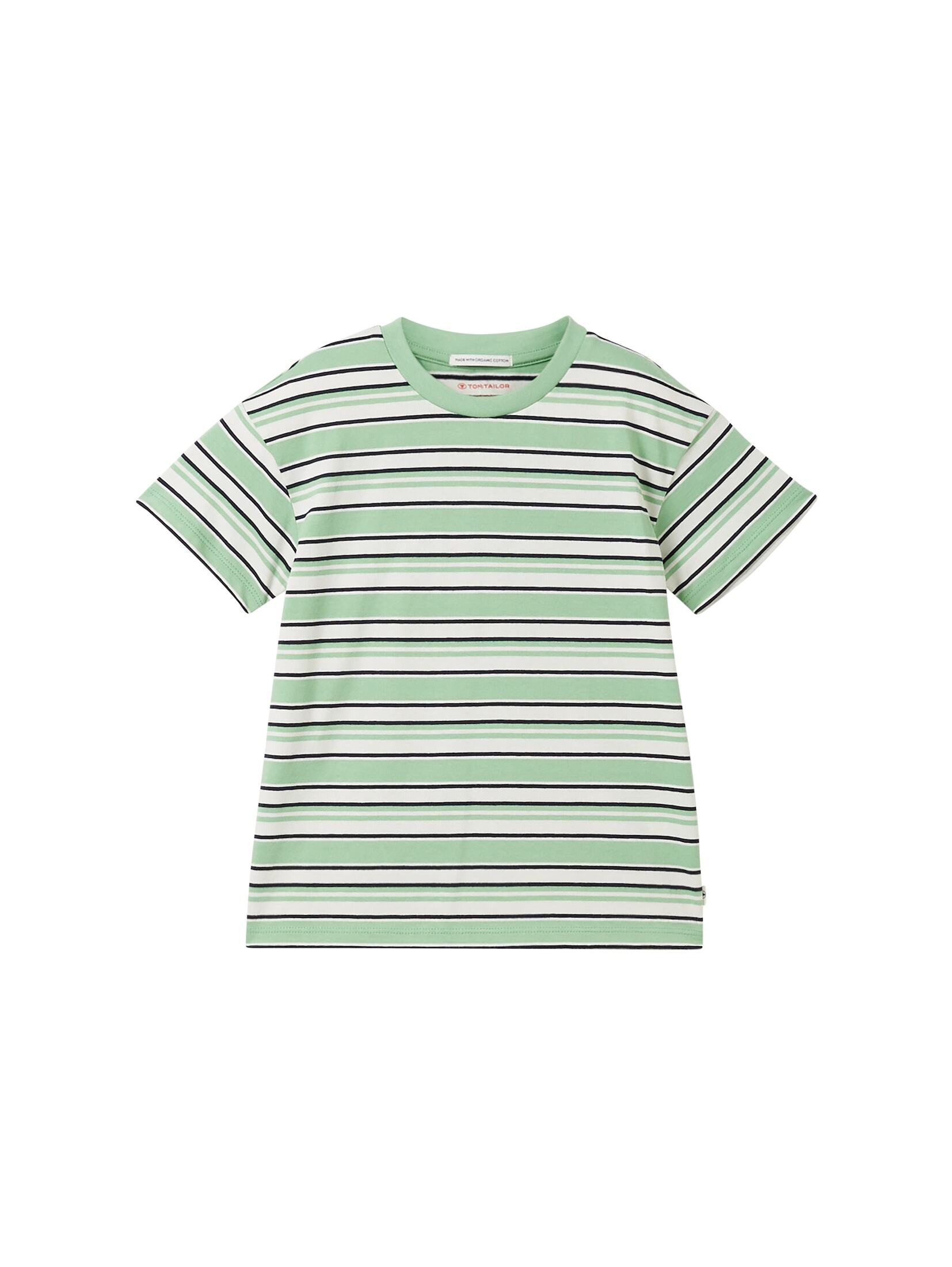 TOM TAILOR Jungen T-Shirt Mit Print, Kurzarm, Aus Baumwolle – Regular Fit, Mit Dino Oder Skateboard-Motiv