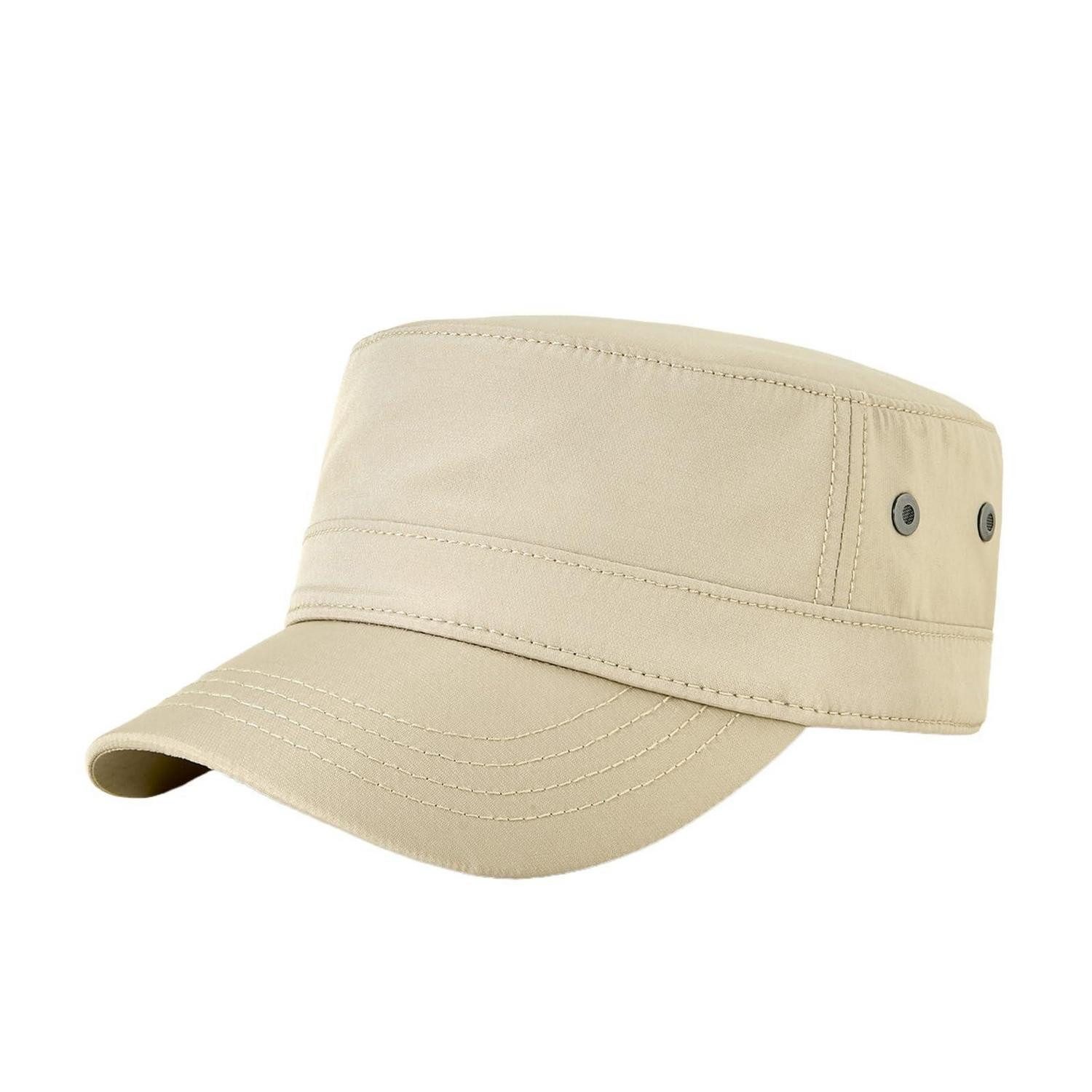 LuxusKollektion Army Cap Baseballkappe Herren Cadet Hut Army Verstellbar Einheitsgröße Khaki