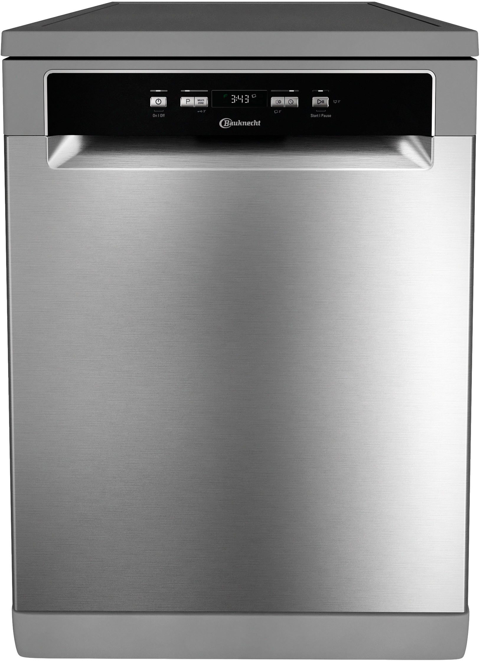 BAUKNECHT Standgeschirrspüler B0F D651A X, 14 Maßgedecke, ActiveDry – automatische Türöffnung für perfekt getrocknetes Geschirr
