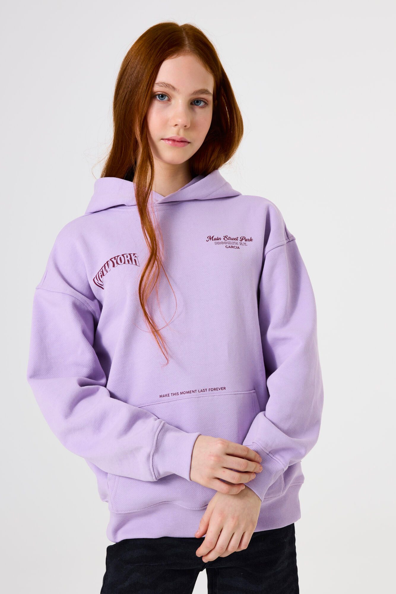 Garcia Sweatshirt mit Rückenprint