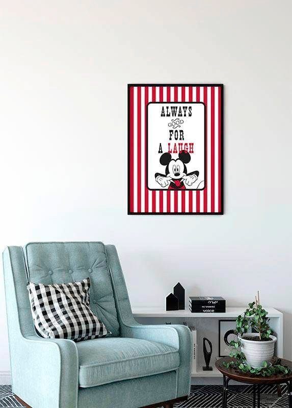 Komar Poster Mickey St), Wohnzimmer Laugh, Disney Schlafzimmer, Mouse (1 Kinderzimmer