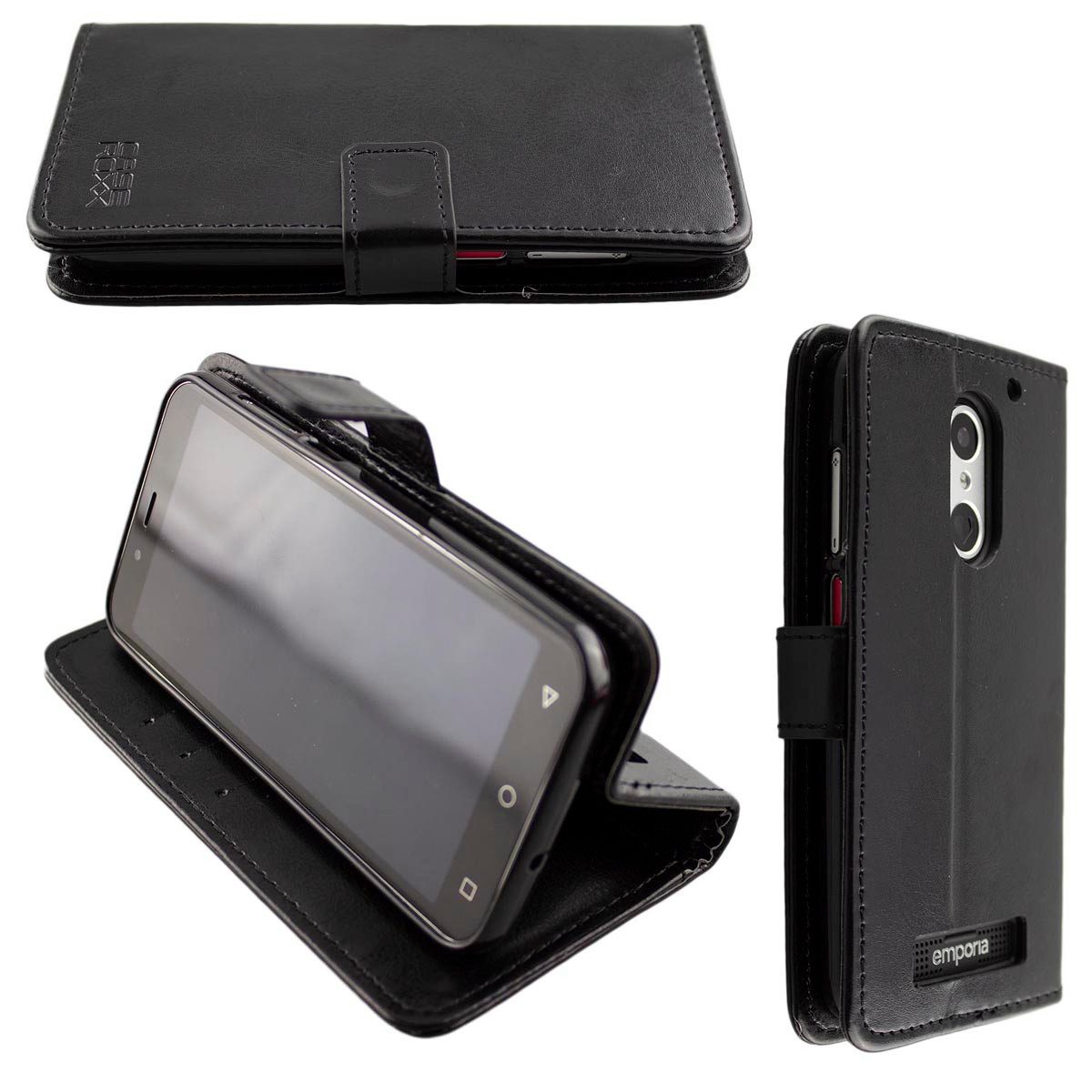 caseroxx Handytasche Bookstyle-Case für Emporia Smart 4 (Einzelartikel, 1-tlg., Bookstyle-Case), mit Kreditkartenfächern