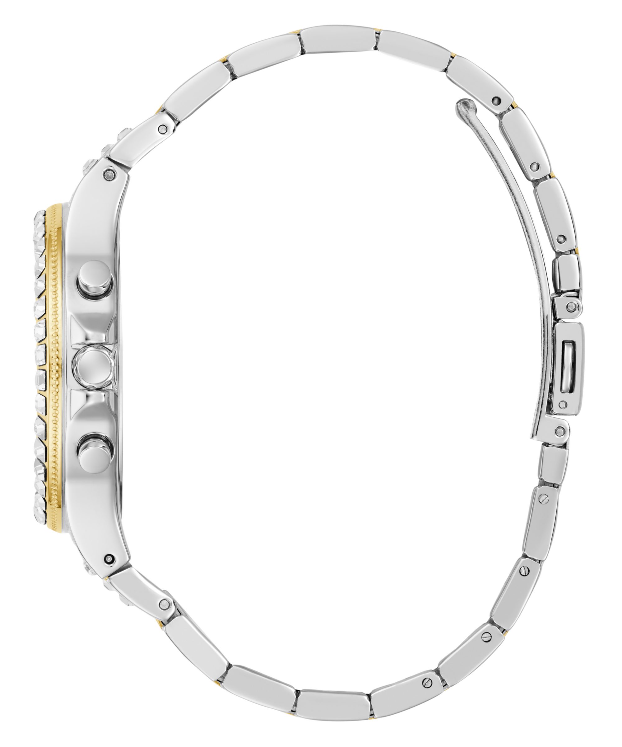 Guess Quarzuhr MOONLIGHT GW0320L7, Armbanduhr, Damenuhr, Edelstahlarmband, günstig online kaufen