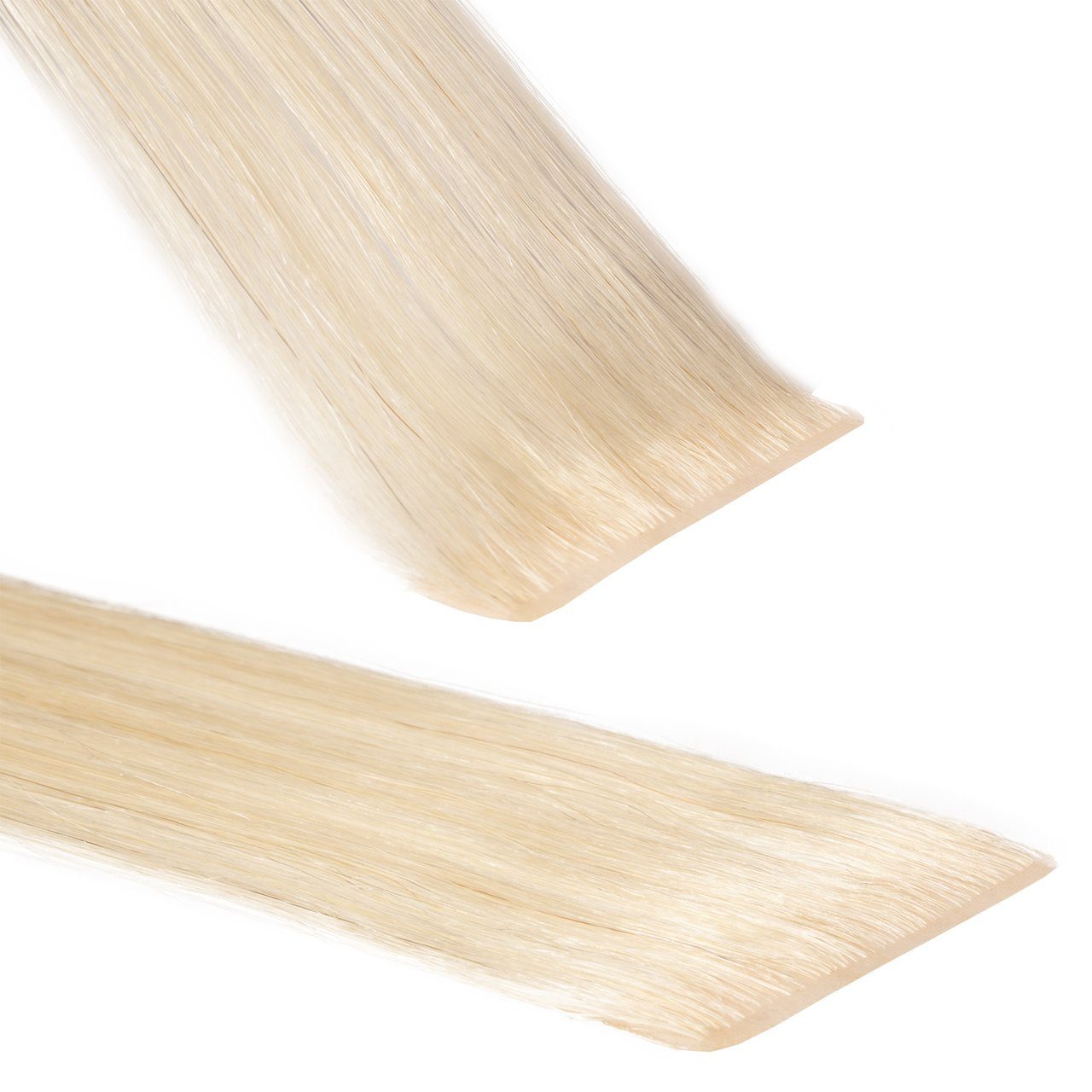 - #10/0 Tape 50cm Invisible Hell-Lichtblond Echthaar-Extension Premium Extensions hair2heart