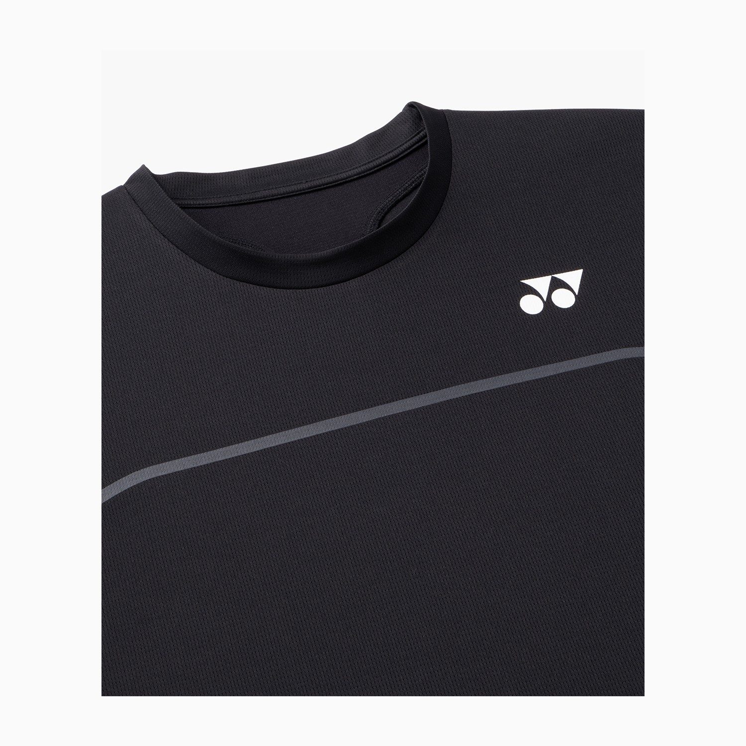 Yonex T-Shirt Crew Neck Practice 10728 (100% Polyester) 2026 schwarz Herren