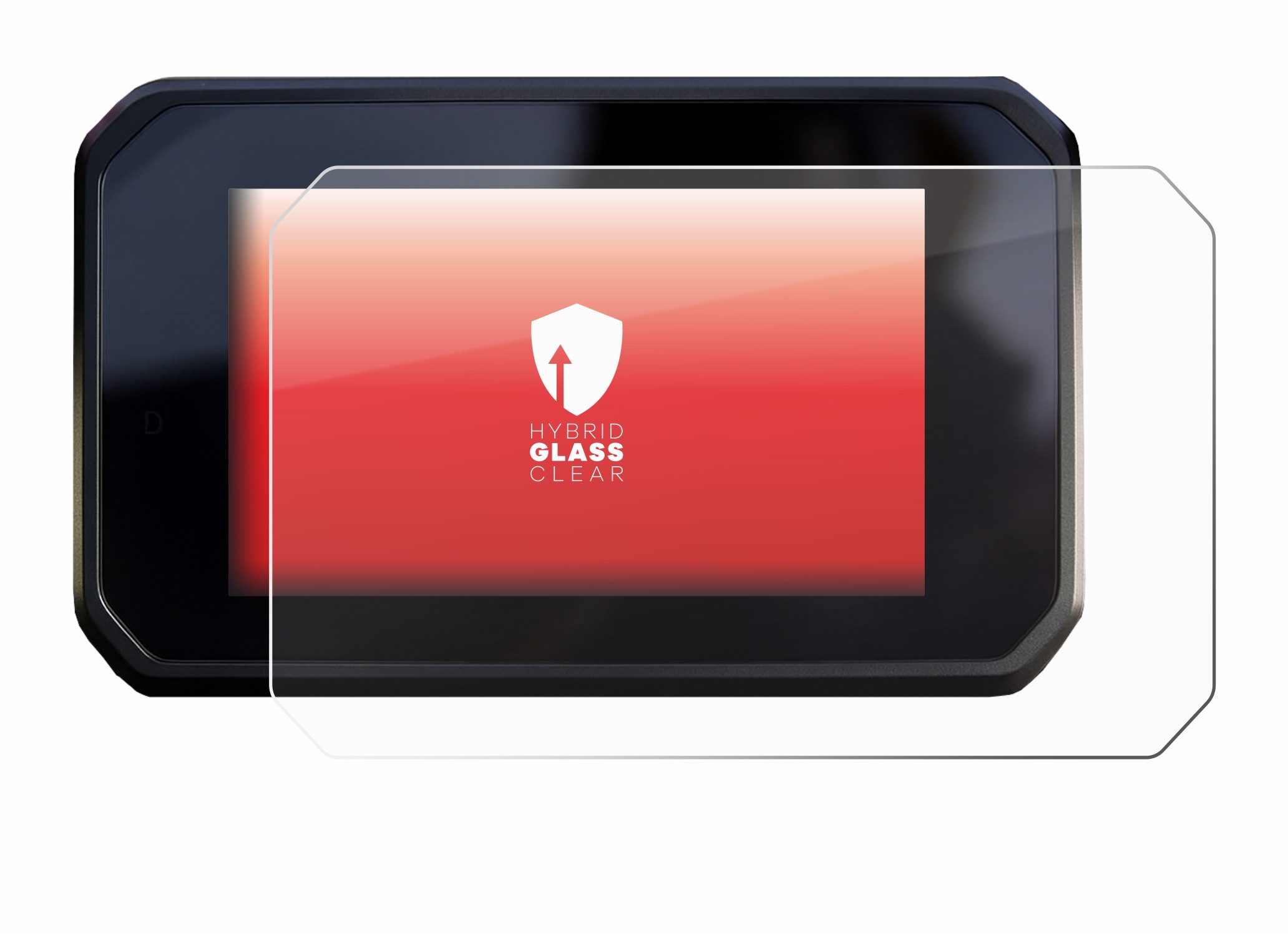 upscreen Displayschutzglas Folie für Honda CBR650R 2025, Schutzfolie Glas Panzer Display Schutz klar