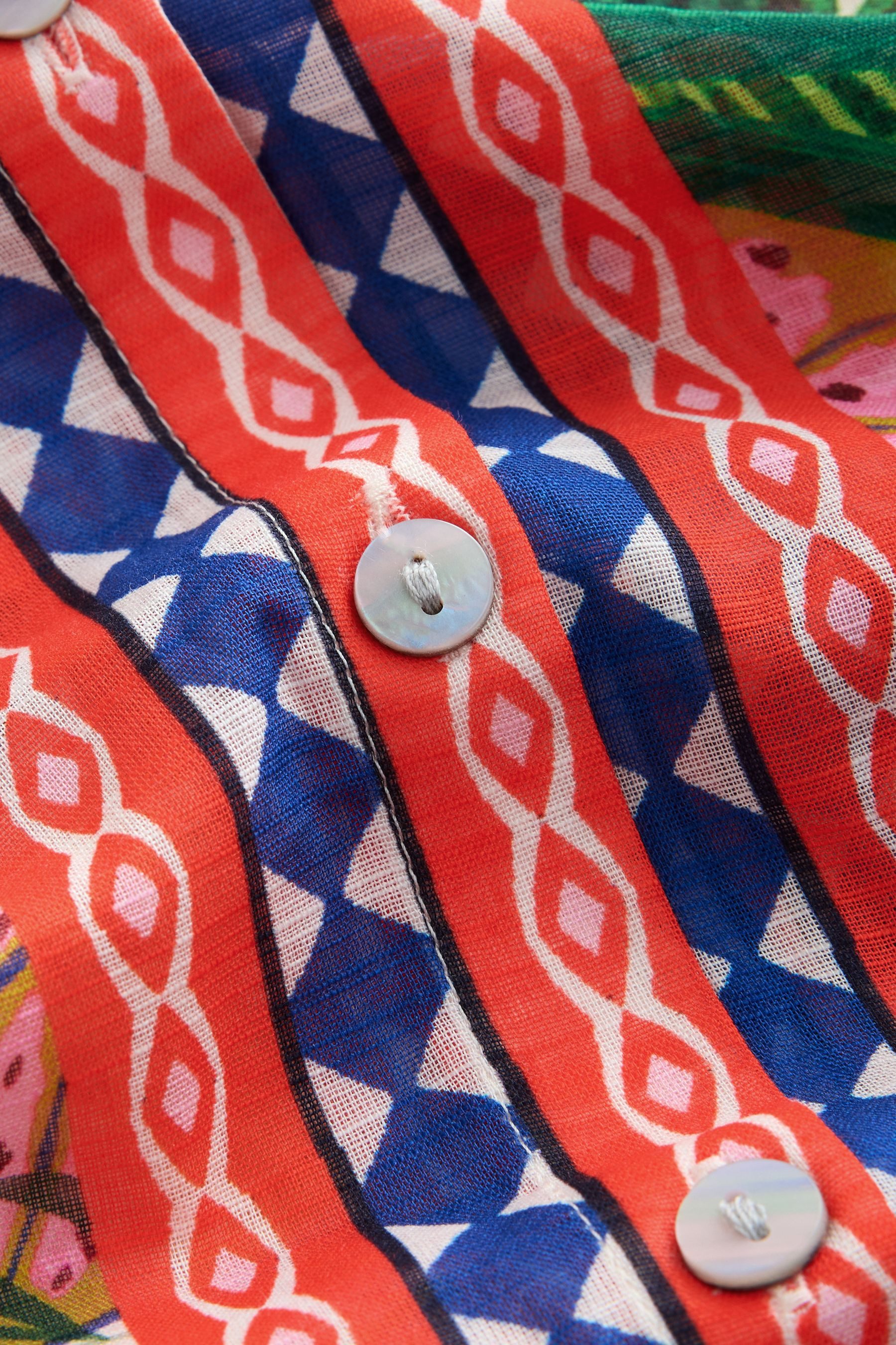 Next Kaftan Kaftanhemd-Cover-up mit Print (1-tlg)