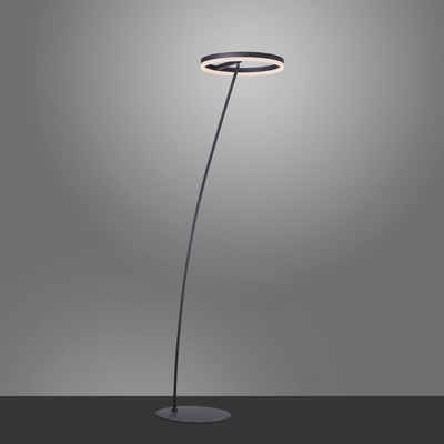 Paul Neuhaus LED Stehlampe TITUS, Dimmfunktion, LED fest integriert, Warmweiß, dimmbar über Schnurdimmer