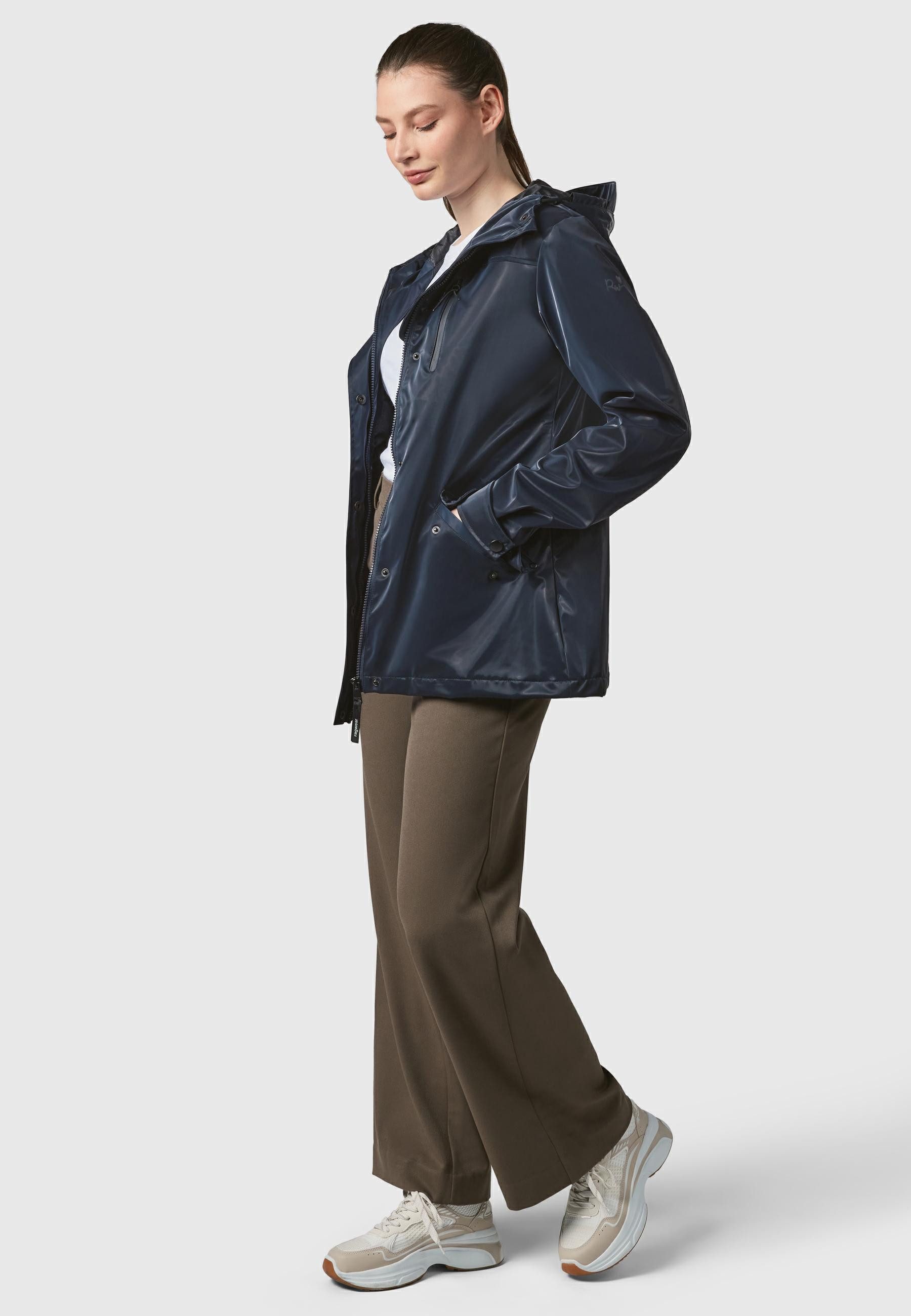 Ragwear Outdoorjacke Meast Rainy Wasserdichte Übergangsjacke mit geschweißten Nähten
