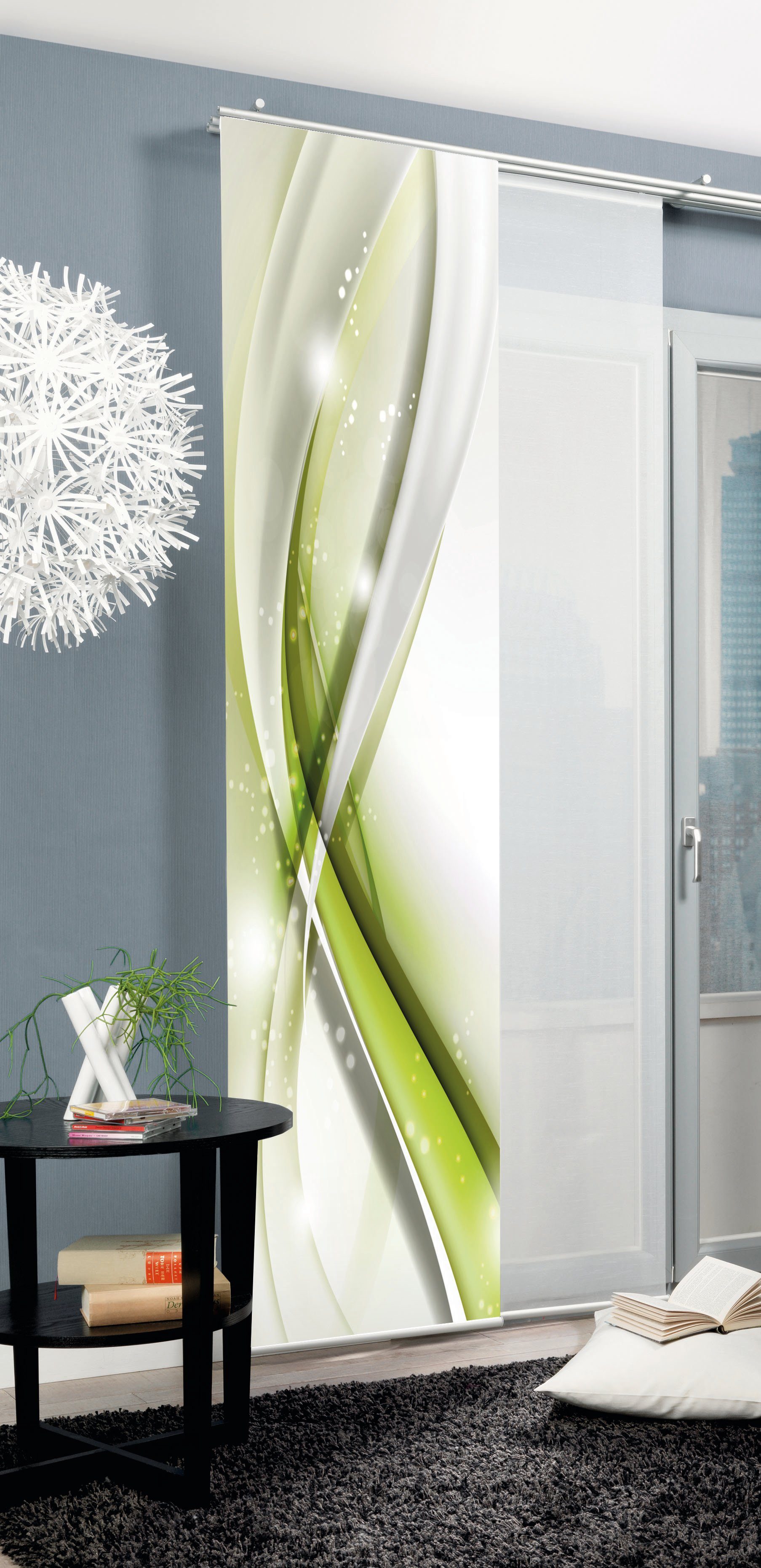 HOME WOHNIDEEN Schiebegardine GLIWE (1 St), Paneelwagen, blickdicht, Schieb günstig online kaufen