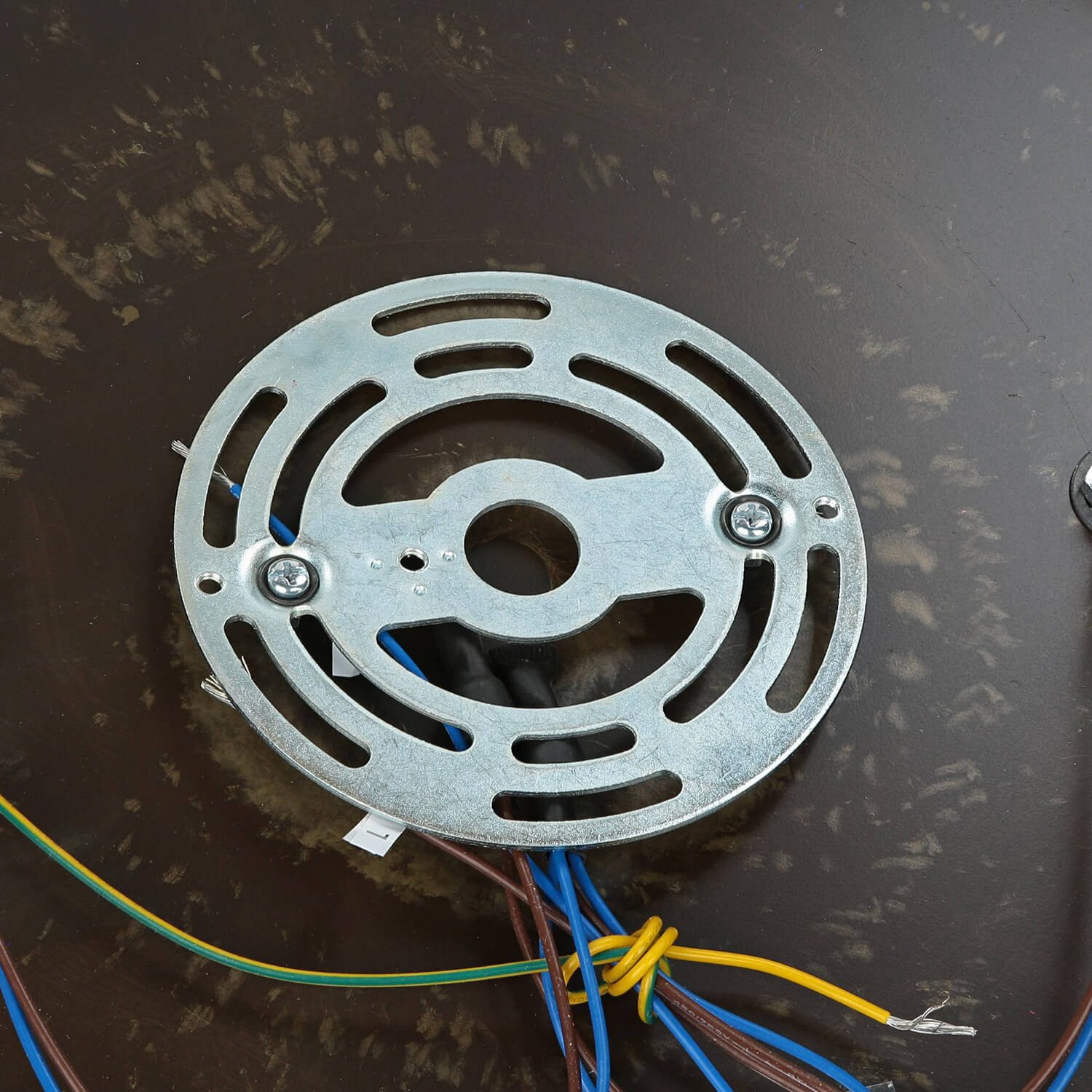 Licht-Erlebnisse Deckenleuchte GRACIA, ohne Leuchtmittel, Deckenlampe Weiß Messing Esstisch Esszimmer Glas Metall E27