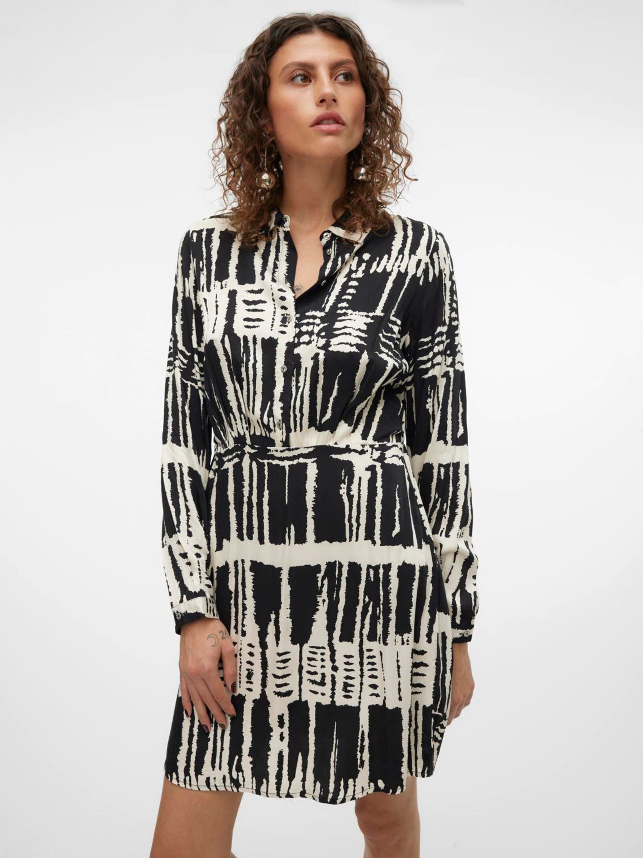 Vero Moda Blusenkleid VMCINDY CLEO (1-tlg) Plain/ohne Details