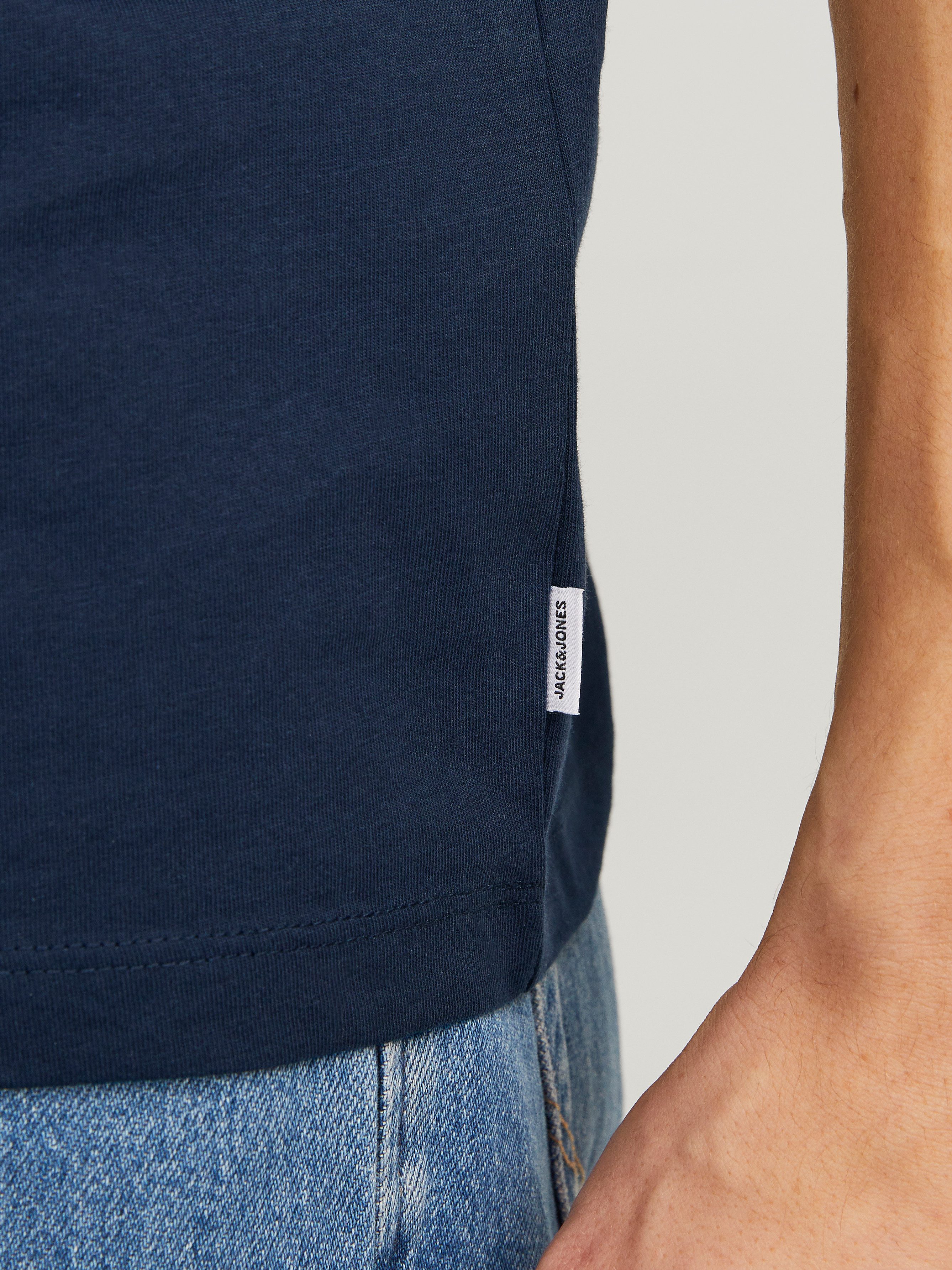 Jack & Jones T-Shirt JJEORGANIC BASIC TEE SS O-NE 5PK MP NOOS (Packung, 5-tlg., 5er-Pack) – Bild 5 von 5