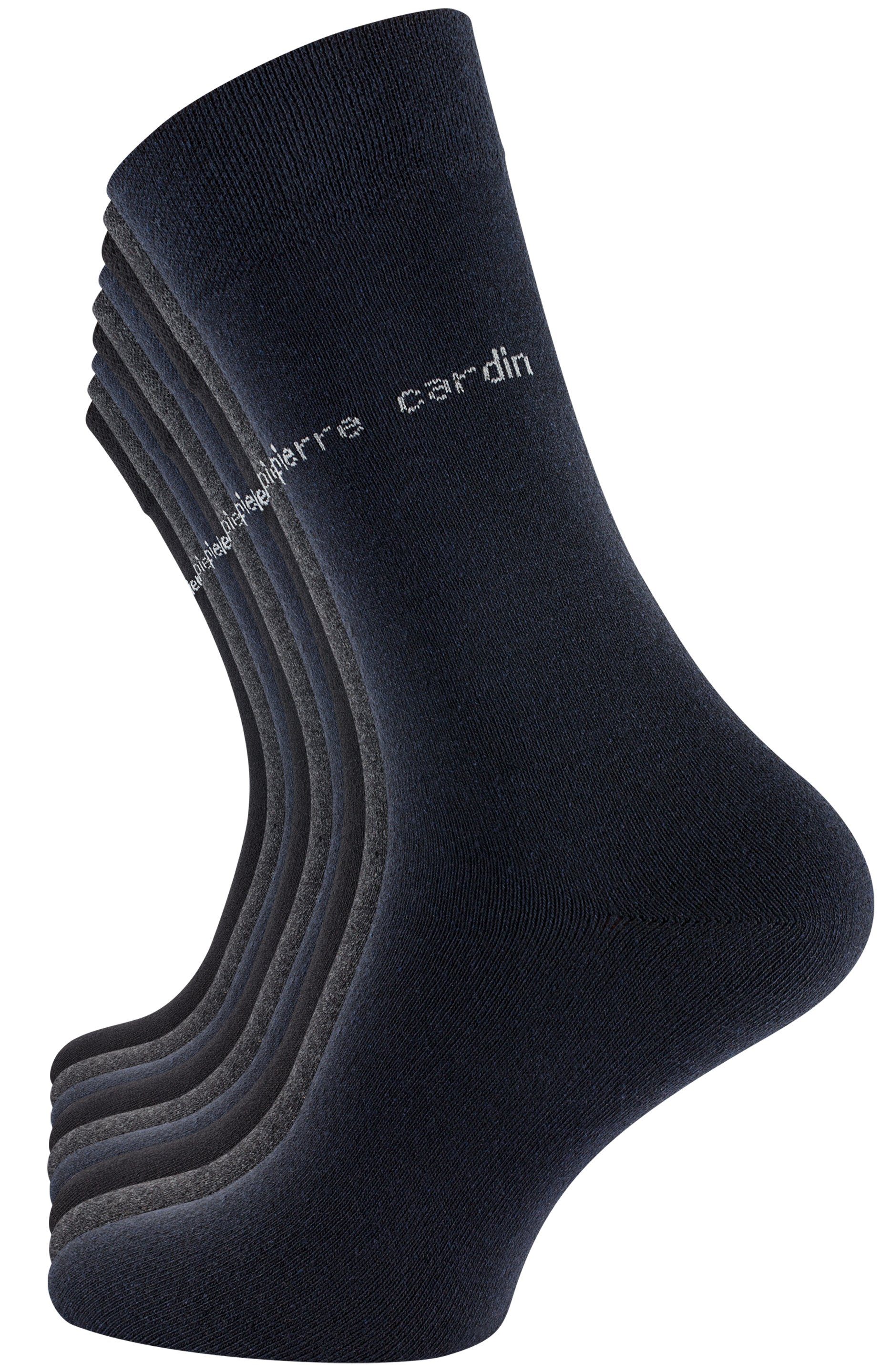 Pierre Cardin Businesssocken (9-Paar) in angenehmer Baumwollqualität anthrazit/marine/schwarz