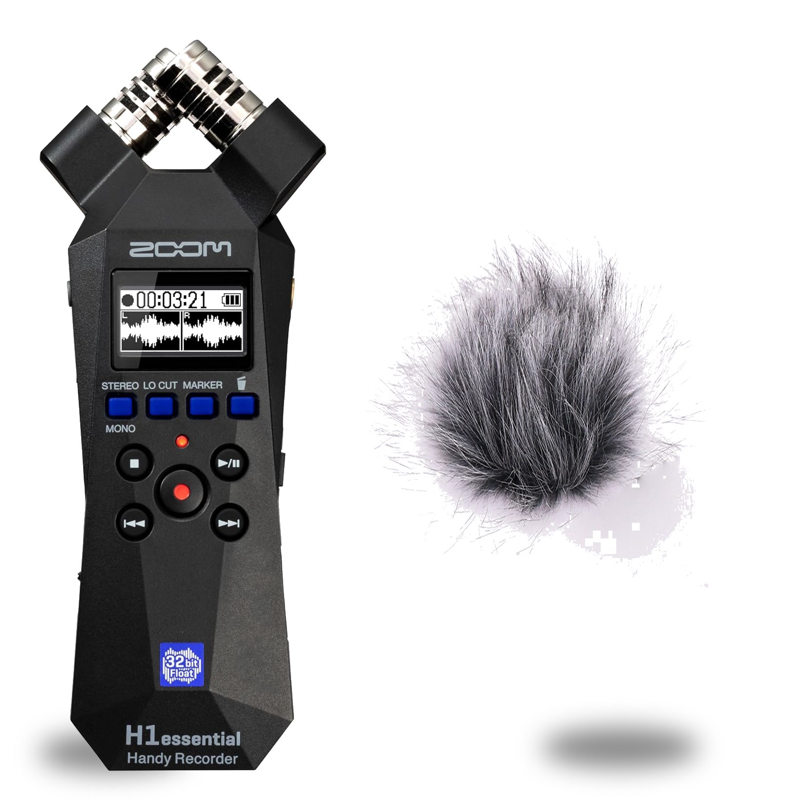 ZOOM Zoom H1essential + Fellwindschutz USB-Soundkarte