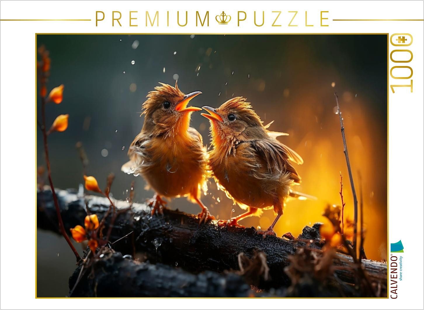 CALVENDO Puzzle CALVENDO Puzzle Vögel, die Sonne kommt schon, 1000 Teile Lege-Größe 6, 1000 Puzzleteile