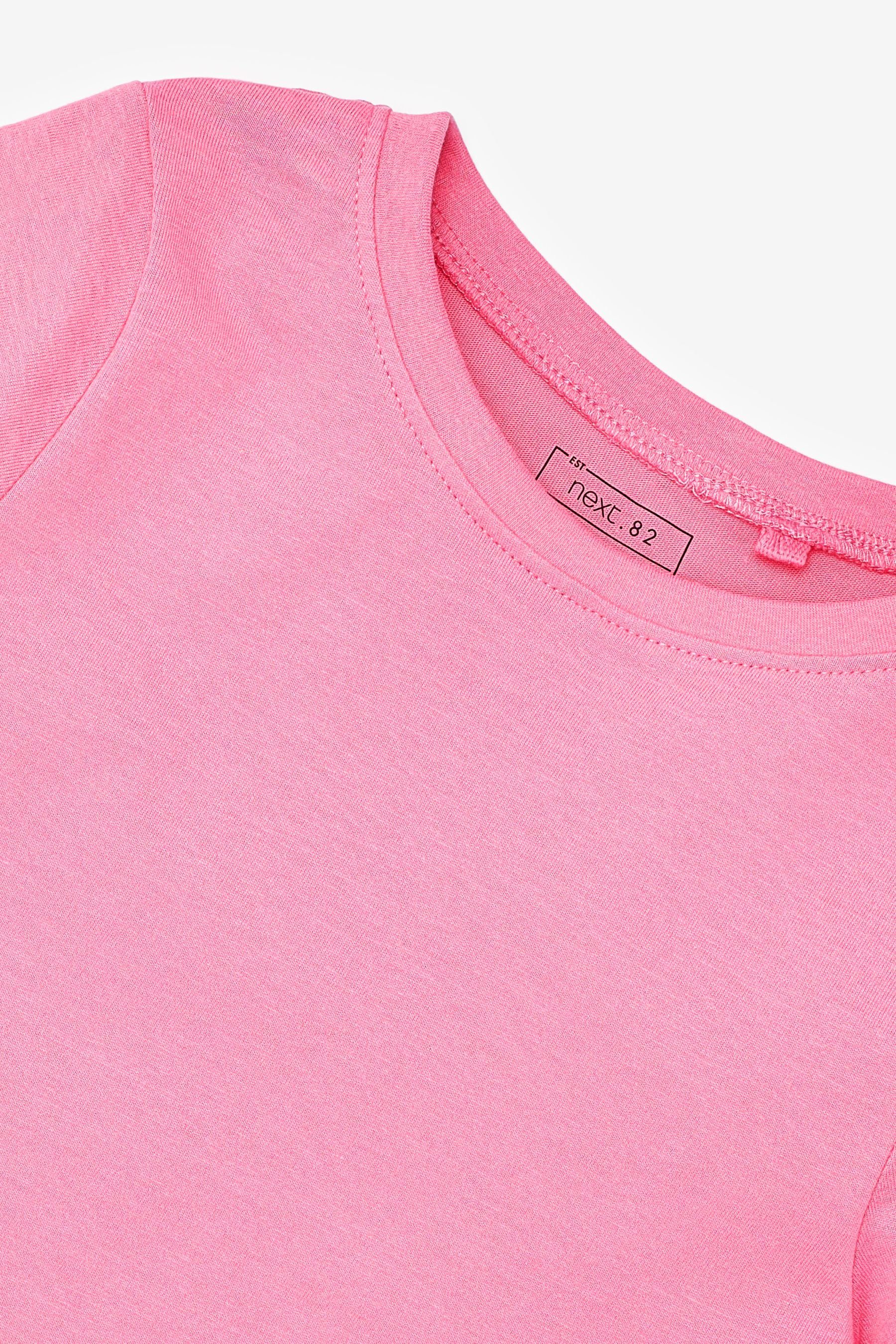 Pink/Pink Next reiner Fit aus T-Shirt Regular (1-tlg) T-Shirt