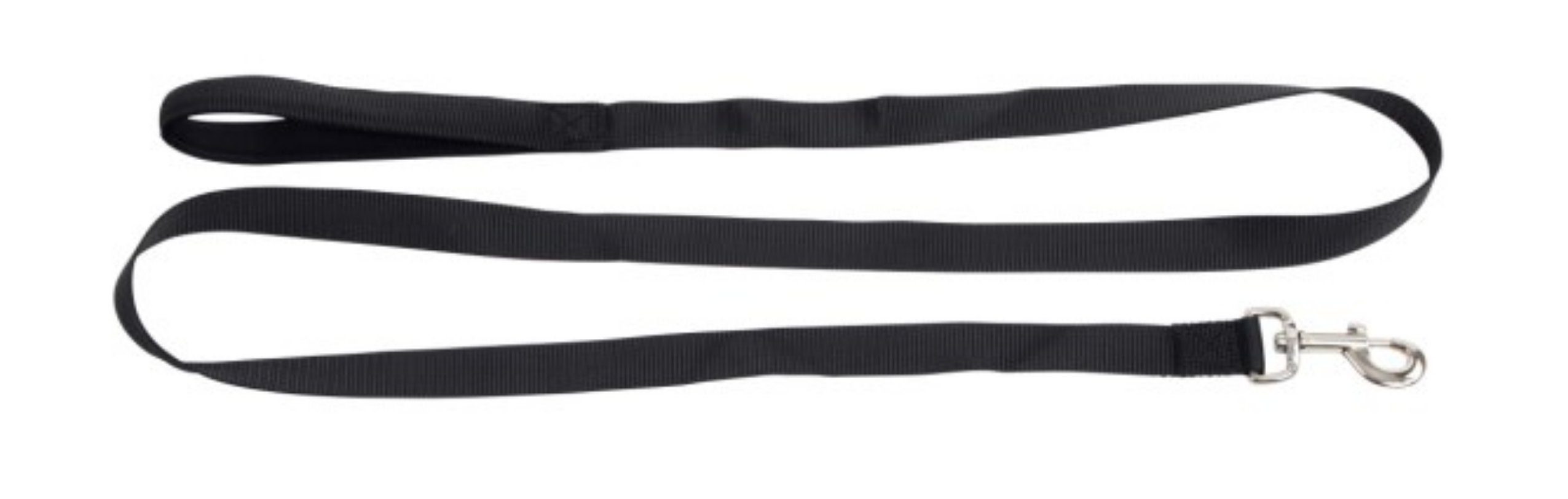 Leine Leine mit Softgriff Miami schwarz 180 cm 25 mm 82195