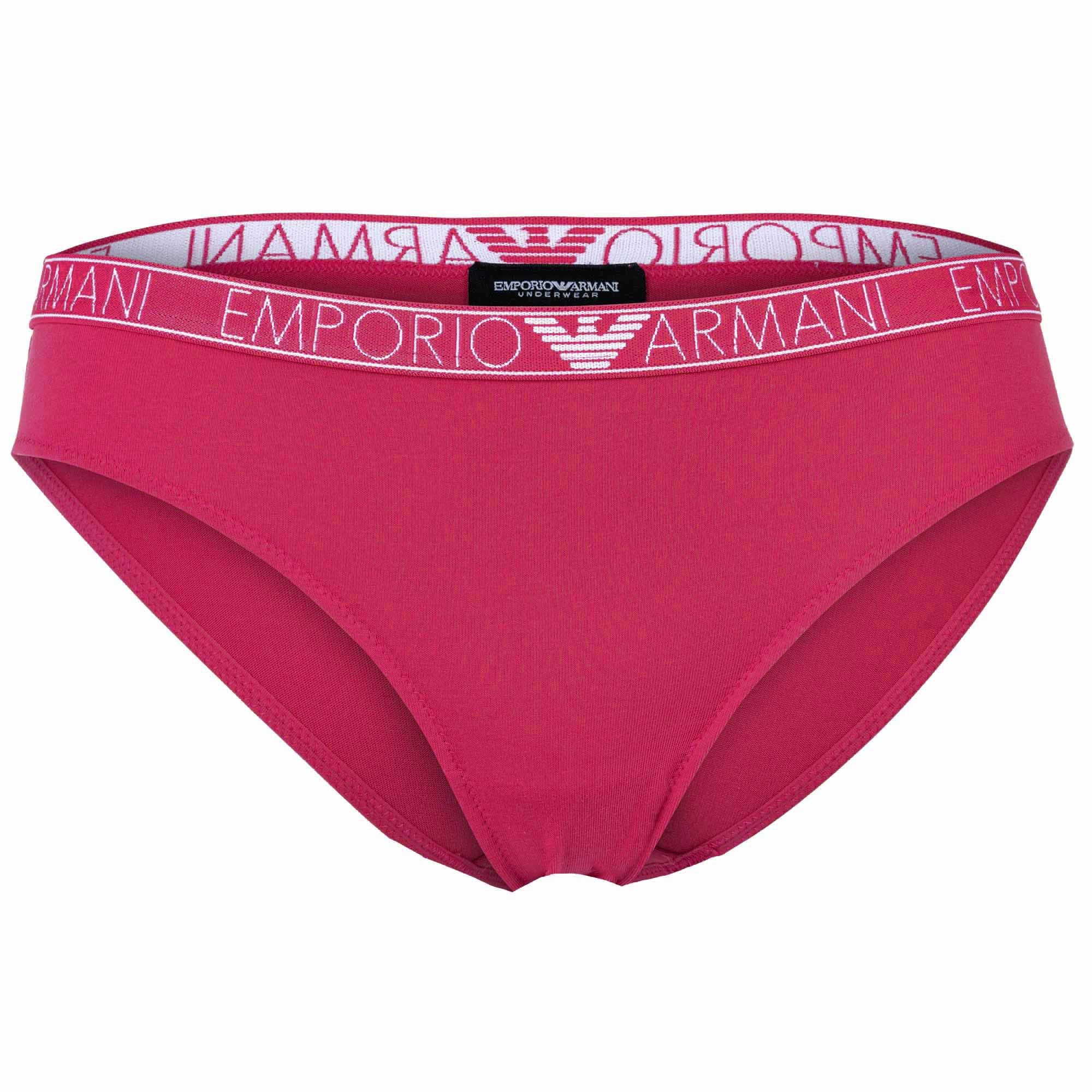 Emporio Armani Slip Damen Slip 2er Pack Baumwolle Essential Studs Logo (Packung, 2er Pack)