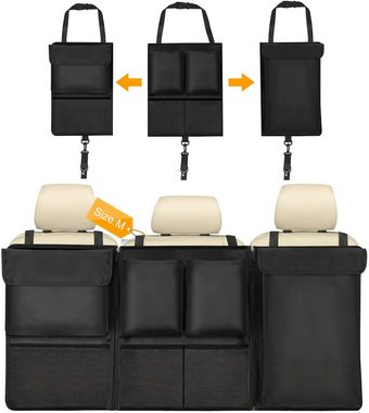 RefinedFlare Auto-Rückenlehnentasche Schwarzer Kofferraum-Organizer mit mehreren Taschen, 100 cm x 45 cm (1-tlg)