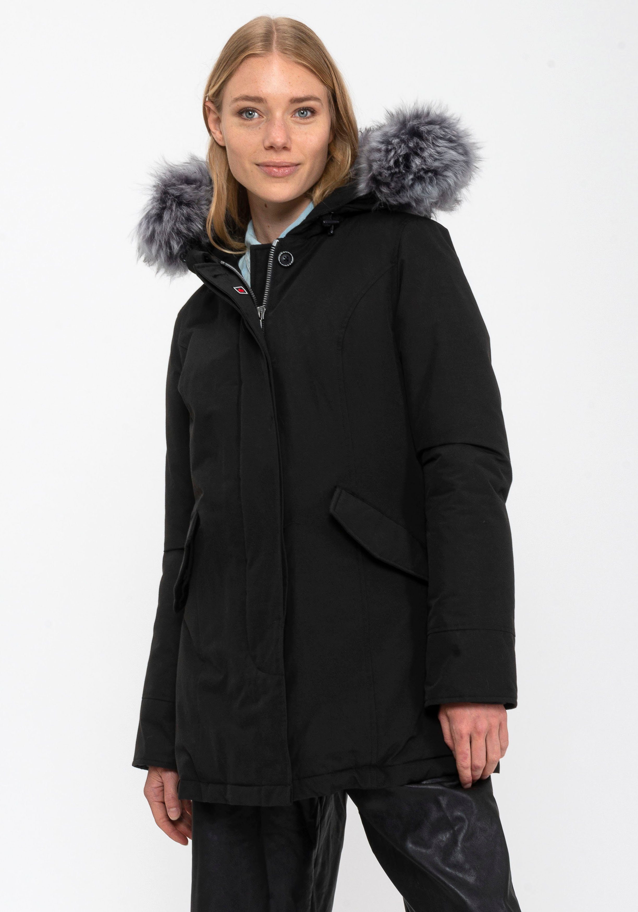 Canadian Classics Parka »Fundy Bay« Winterjacke mit Premium Kunstfellbesatz