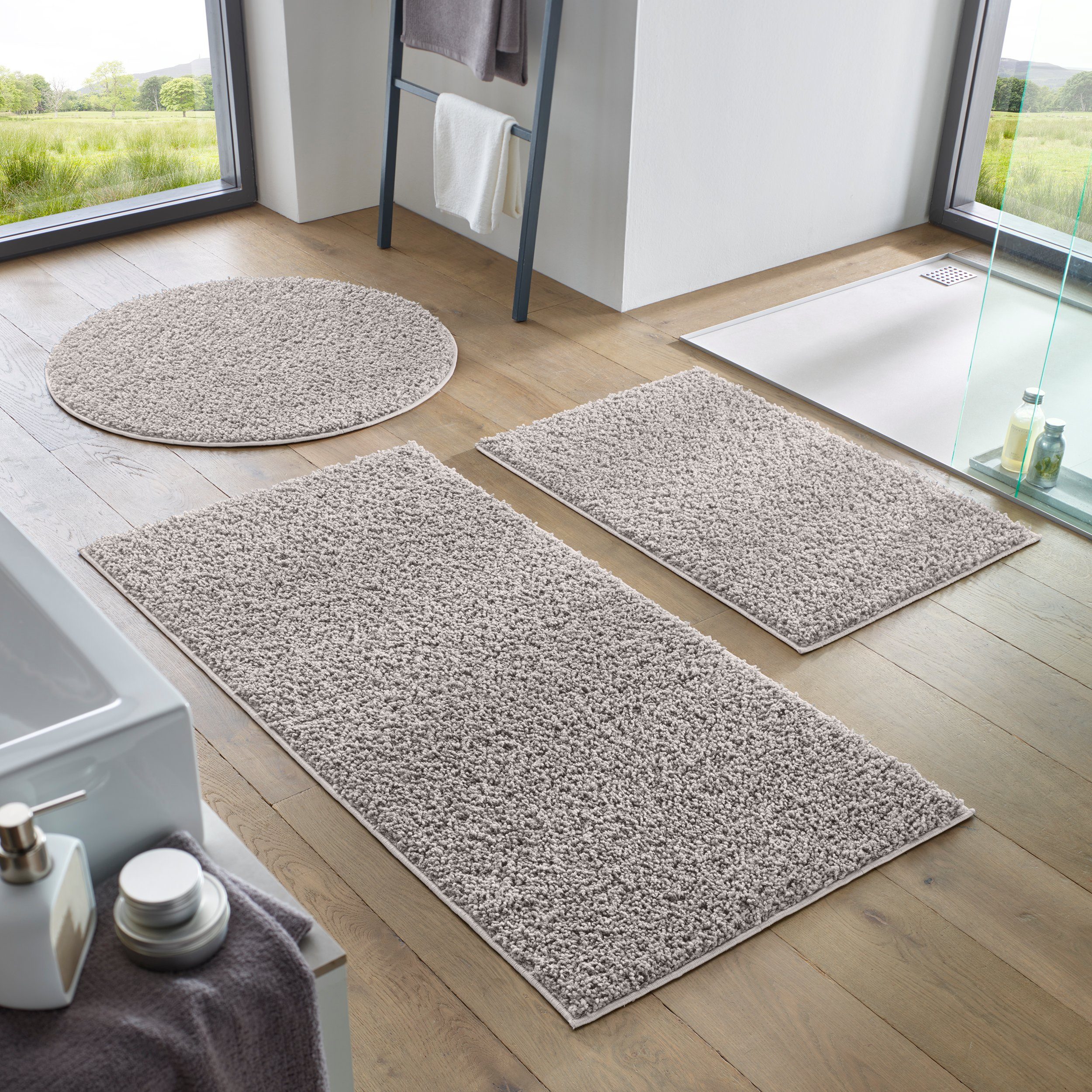 TaCa Home Langflor-Teppich Waschbarer Langflor-Teppich Rutschfest, günstig online kaufen