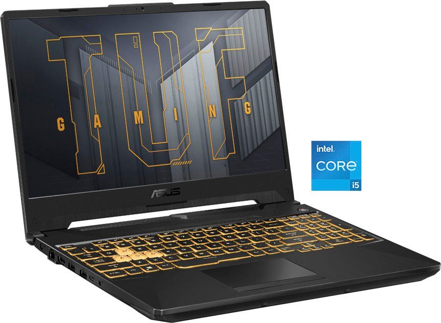 i5 GeForce Zoll, FX506HC-HN397W Core SSD) Intel 3050, Asus (39,6 cm/15,6 GB RTX 512 Gaming-Notebook 11400H,