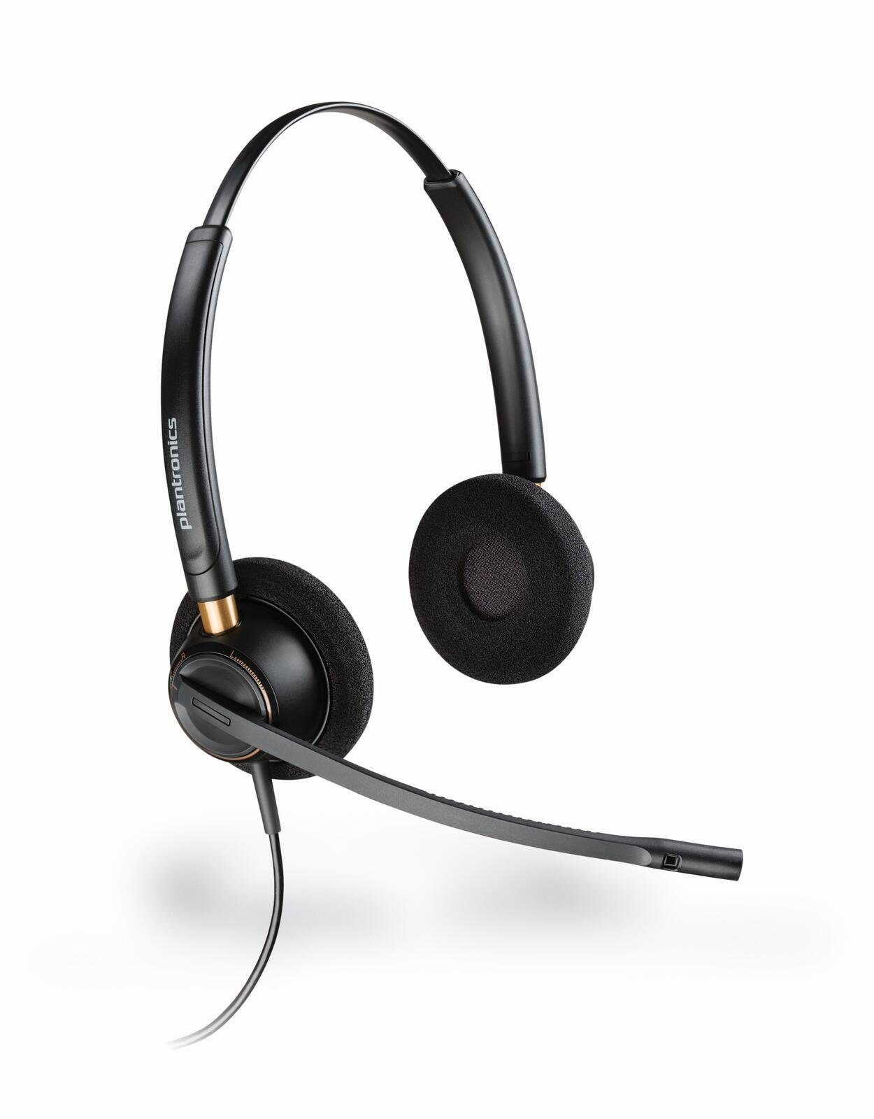 Plantronics - Polycom HW520V EncorePro - kabelge Poly Headset - Headset On-Ear