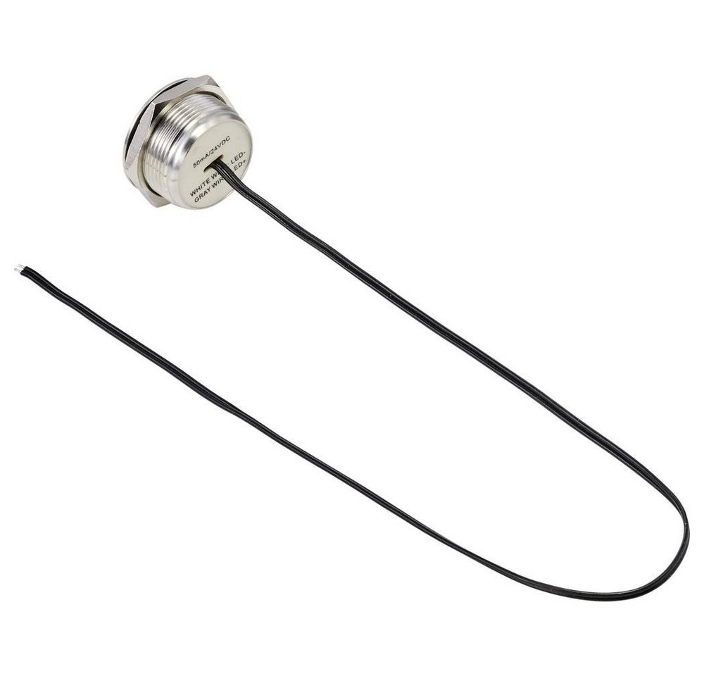 Thumbnail - TRU COMPONENTS Schalter Drucktaster 22 mm 1 NO Edelstahl