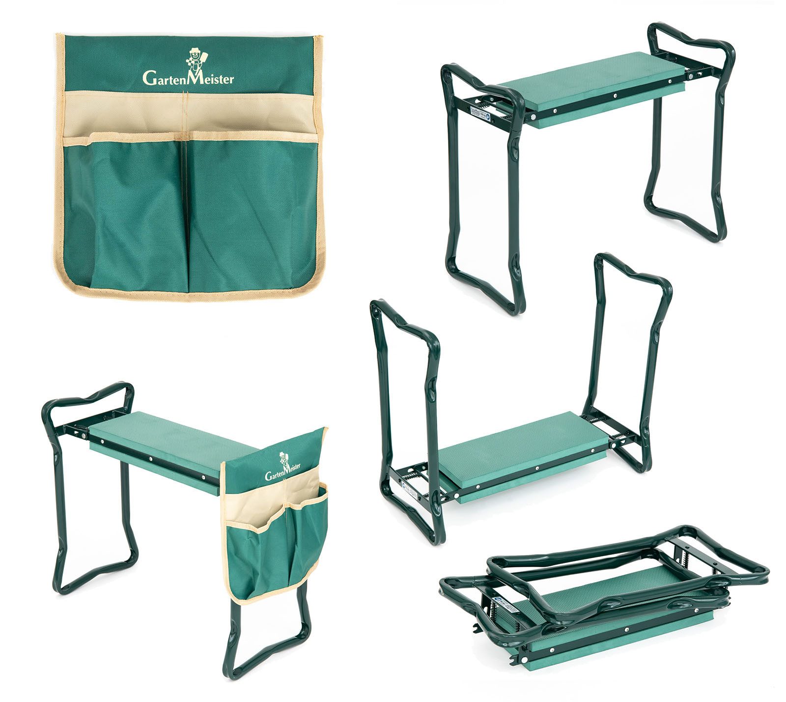 WESTMANN Werkbank Multi, (1-tlg), XXL Kniebank für Gartenarbeit, BxLxH: 60x27x49 cm, inkl. Tasche