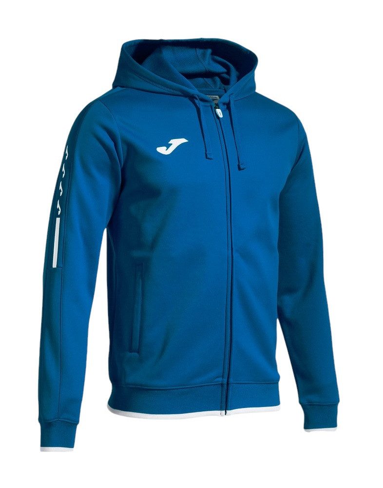 Joma Trainingsjacke Kapuzenjacke Olimpiada Full-Zip (Fleece-Futter) royalblau Herren