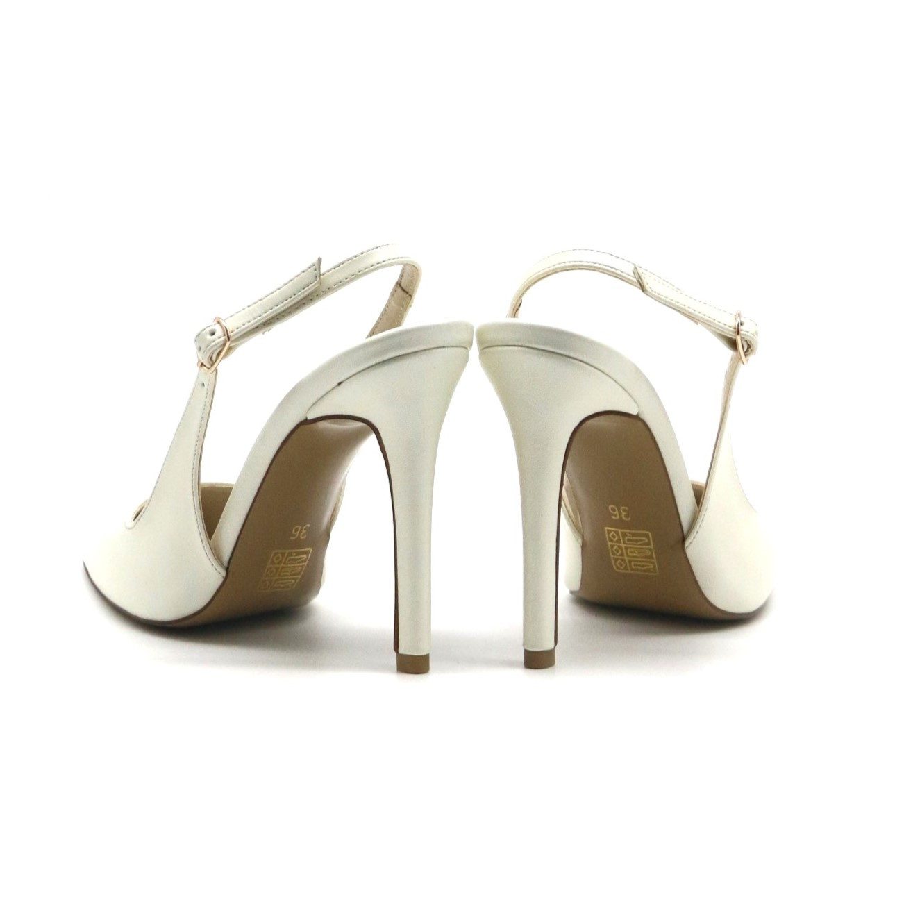 Ruxene Pumps/Hochzeit,Date,Brautschuhe,Einladung,Party/Weiß Pumps (Glänzen Sie Ihre Hochzeiten und besonderen Tage, Schick, Mutig, Romantisch und Weiblich aussehen) Mit seinem Absatzdekollete und dem Banddetail einen modernen aussehen.