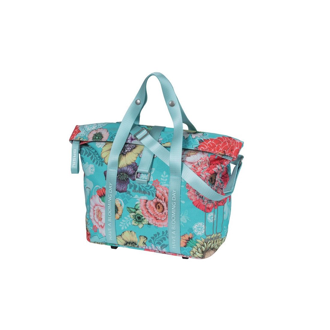 Fahrradkorb Handtasche BloomField MIK KF Haken sky blue, 8-11ltr, 29x15x28,5cm