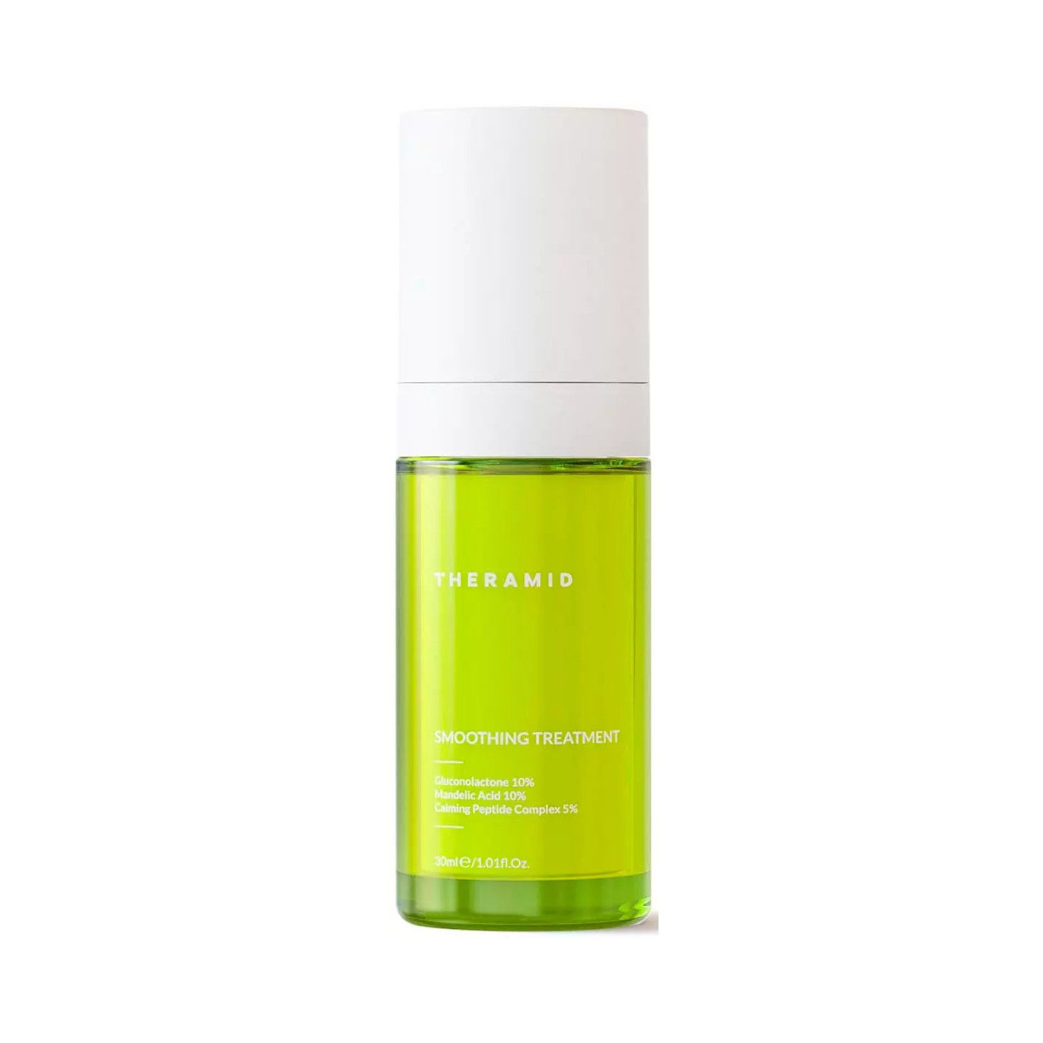 NICHE BEAUTY LAB Gesichtsserum Theramid Smoothing Treatment – AHA & PHA Peeling-Serum, 1-tlg., 20 % Säuremischung 10 % AHA + 10 % PHA 5 % Peptide