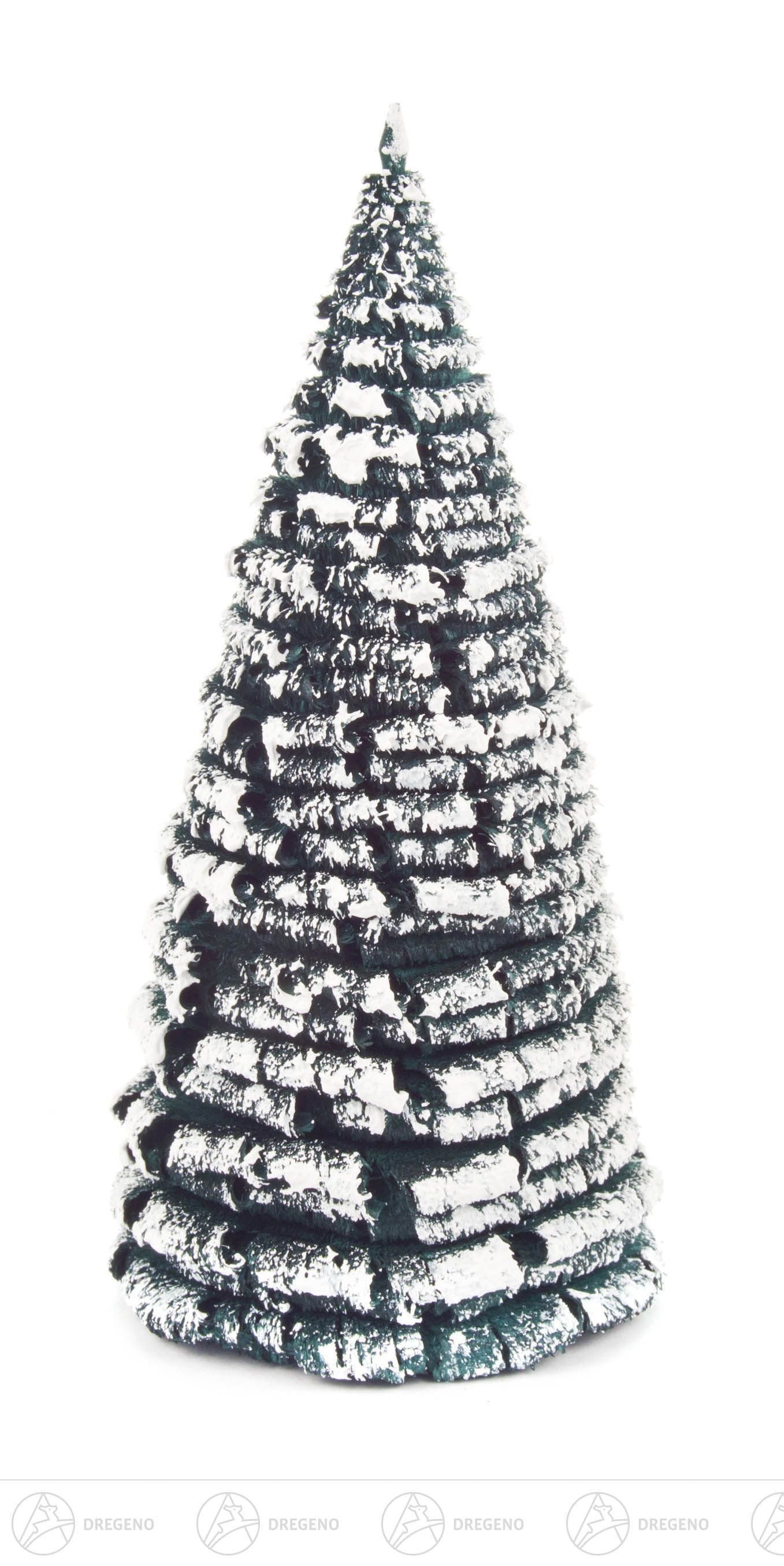 Kunstbaum Baum Raureifbaum grün/weiß Höhe ca 16 cm NEU