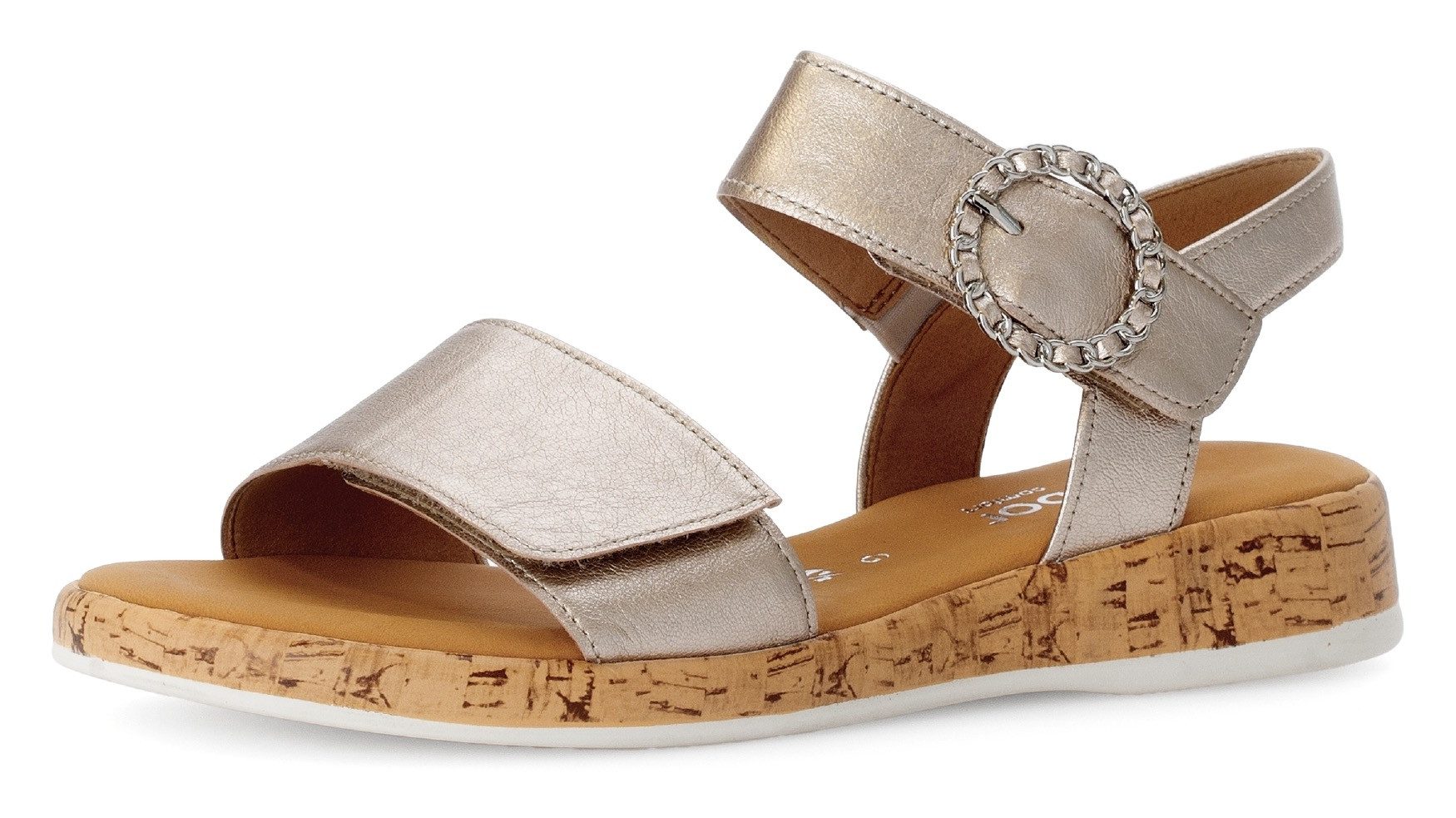 Gabor RHODOS Keilsandalette, Riemchensandale, Komfortschuh, Sommerschuh günstig online kaufen
