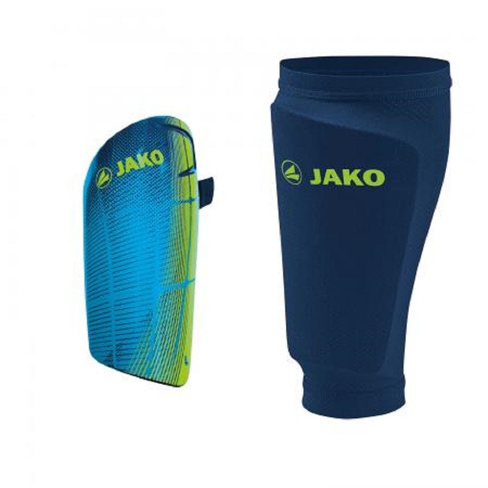 Jako Fußball Schienbeinschoner JAKO Competition Light Schienbeinschoner neongrün/Marine/JAKO blau