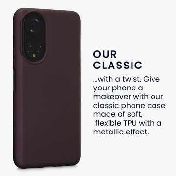kwmobile Handyhülle Case für Honor X7, Hülle Silikon metallisch schimmernd - Handyhülle Cover