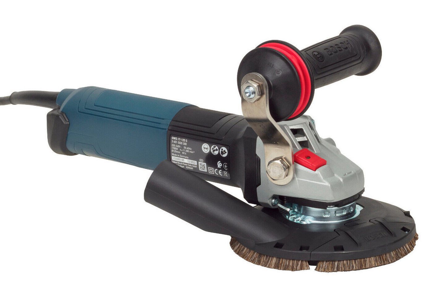 Thumbnail - Bosch / Trongaard Winkelschleifer BETONSCHLEIFER / SANIERUNGSFRÄSE / PUTZFRÄSE 1.700W / 125mm, (Komplett-Set)