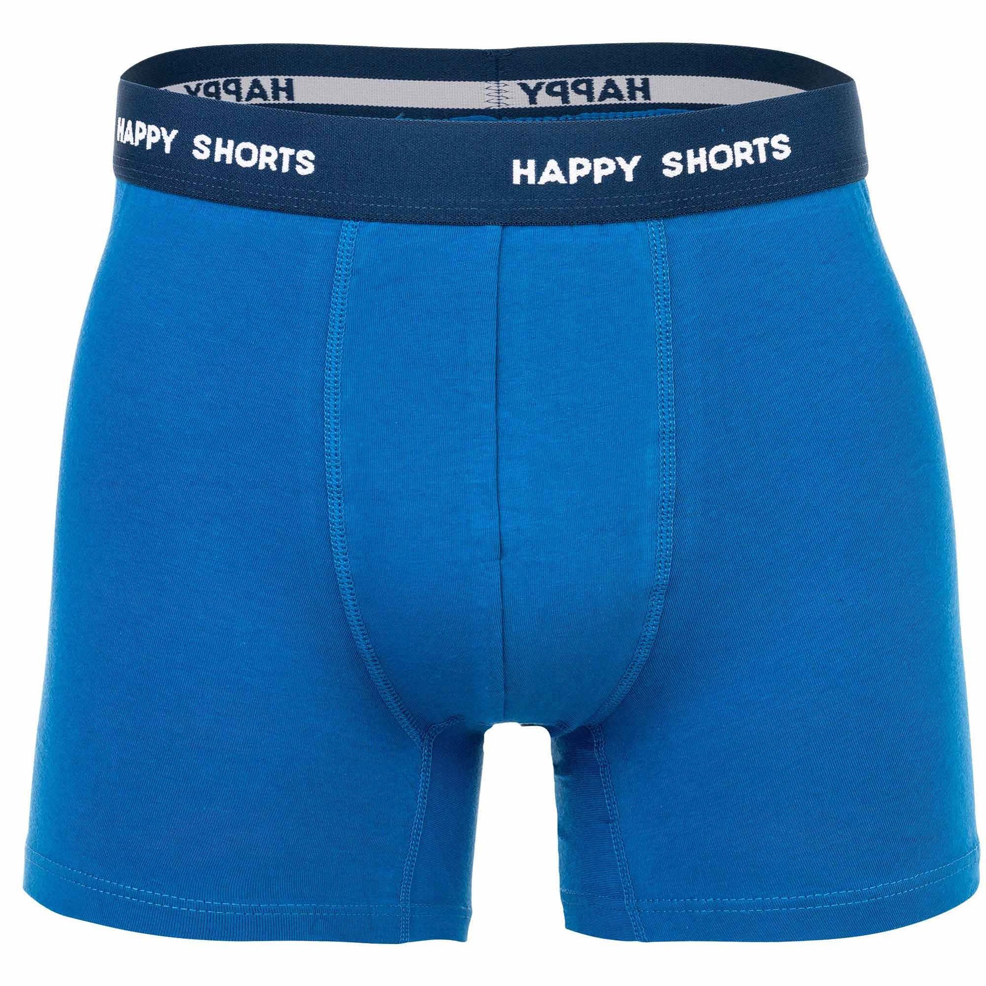 HAPPY SHORTS Boxer Herren Boxershort 3er Pack Baumwolle (Packung, 3er Pack)