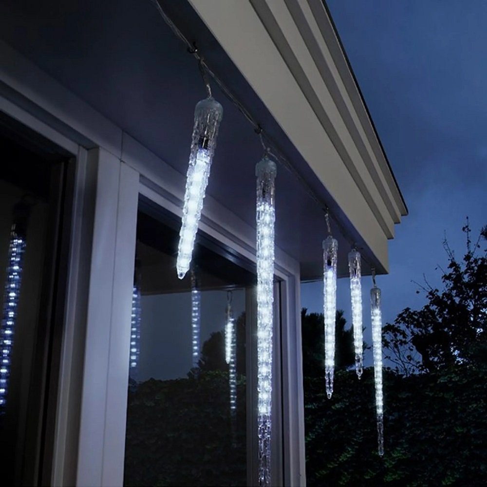 Lumineo LED-Lichterkette LED Eiszapfen Baumbeleuchtung Außen 2,70 m