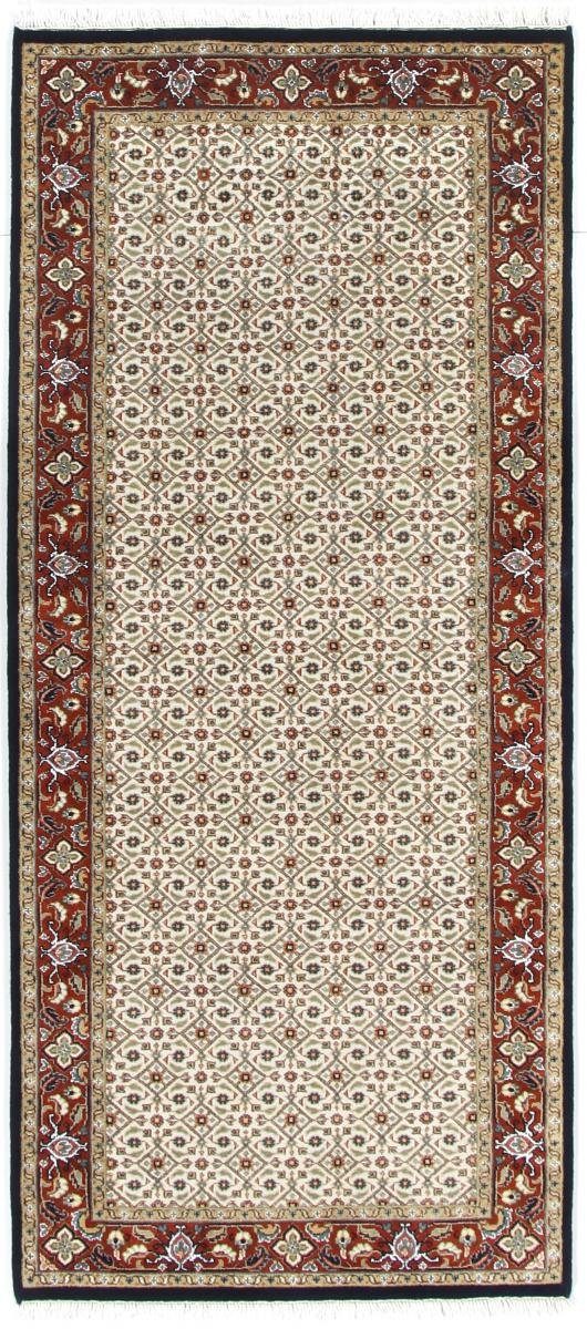 Orientteppich Indo Herati 78x203 Handgeknüpfter Orientteppich Läufer, Nain Trading, rechteckig, Höhe: 15 mm